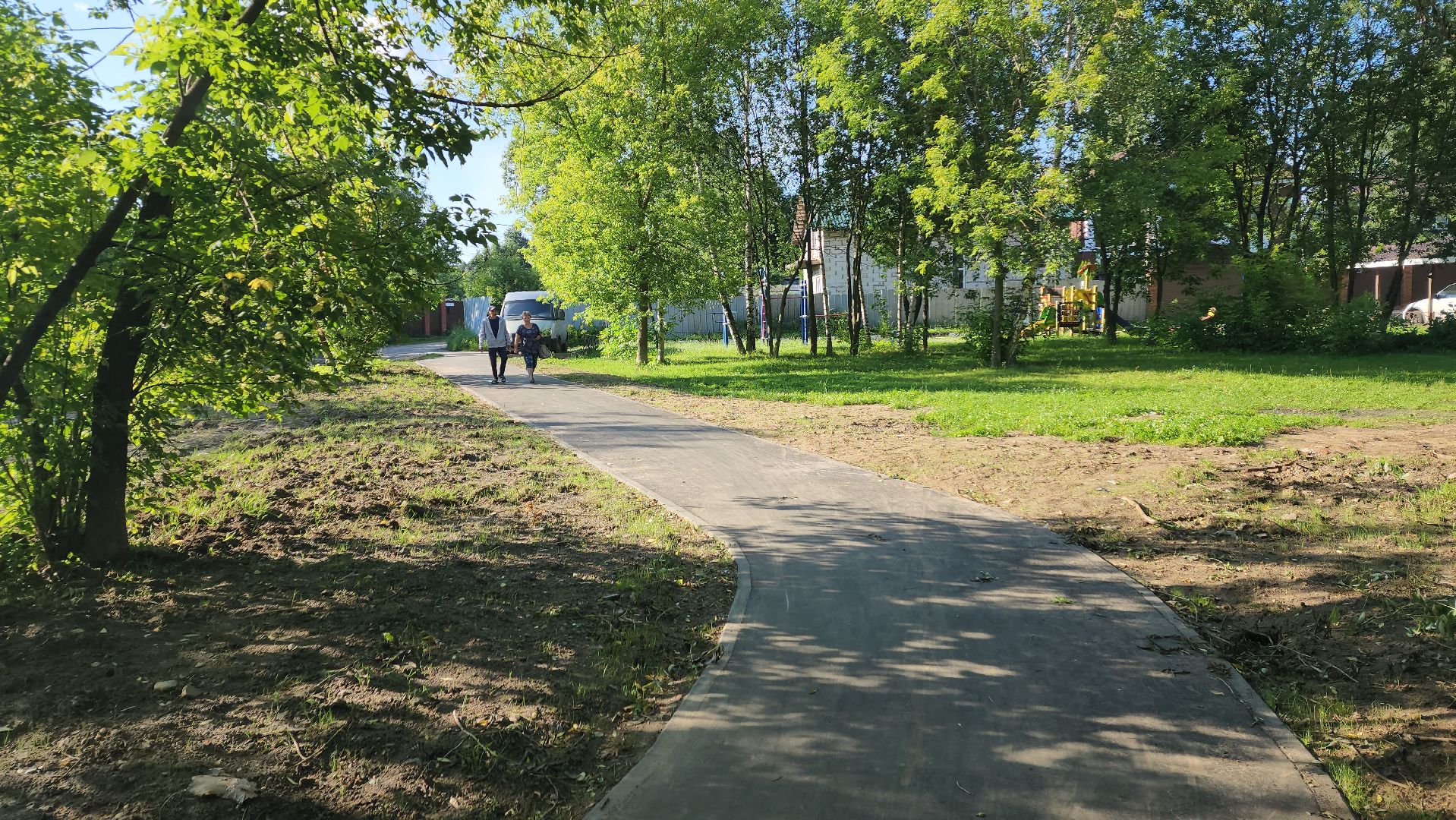 вертикалки, пушкино, пешком в подмосковье, народная тропа, асфальтирование,благоустройство,новый тротуар,региональная программа,