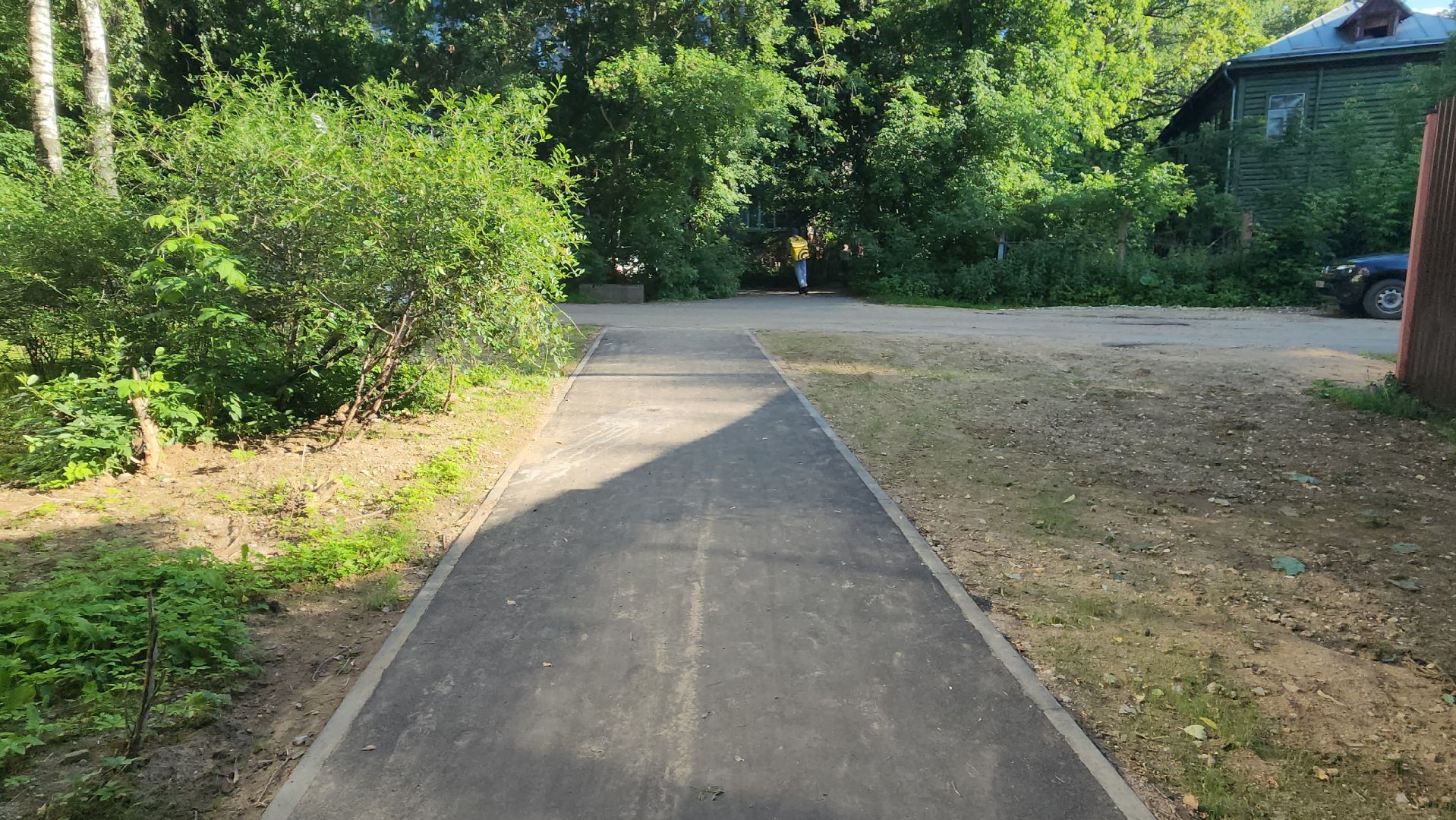 вертикалки, пушкино, пешком в подмосковье, народная тропа, асфальтирование,благоустройство,новый тротуар,региональная программа,