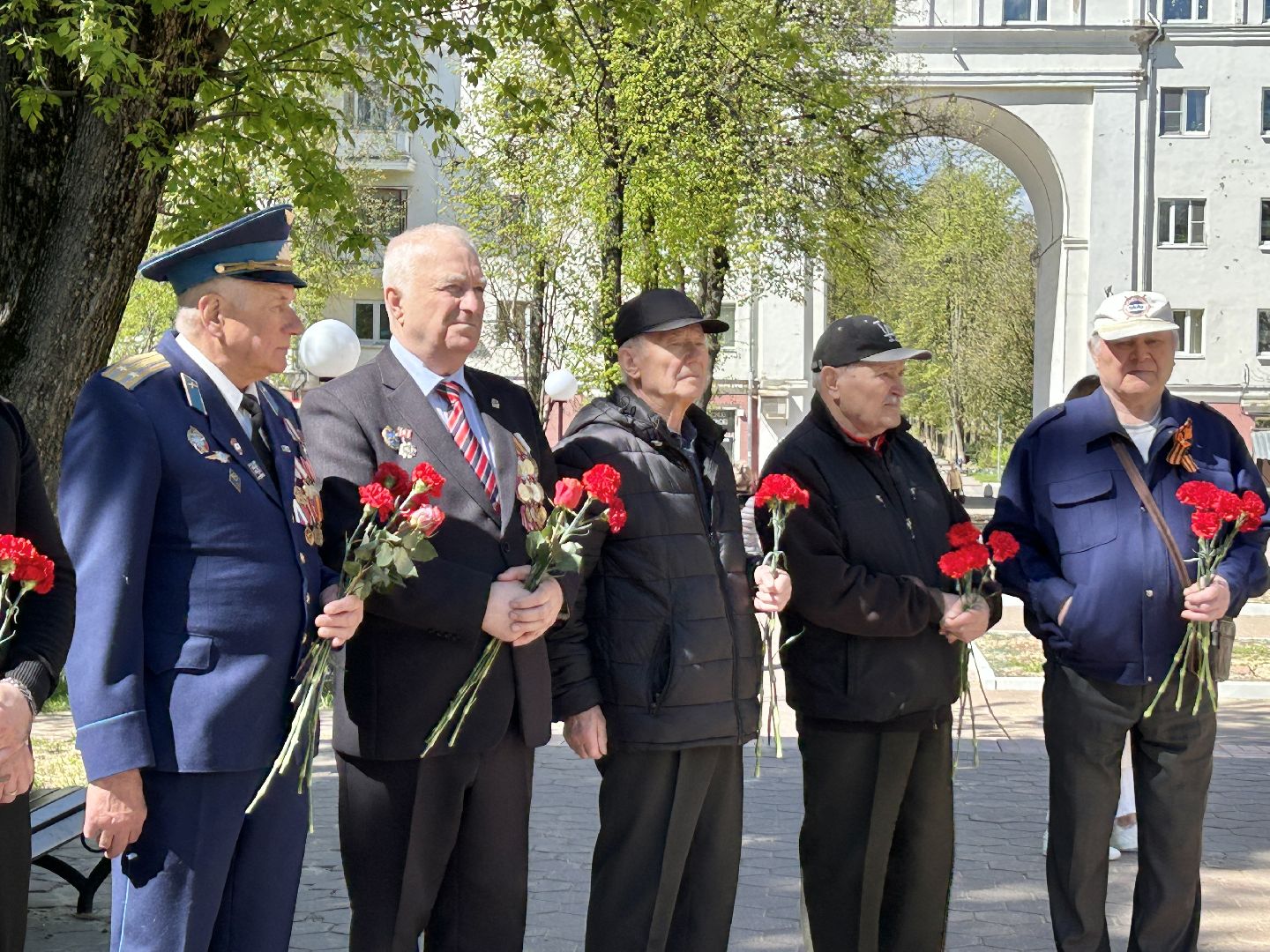 День победы, детский сад, возложение цветов