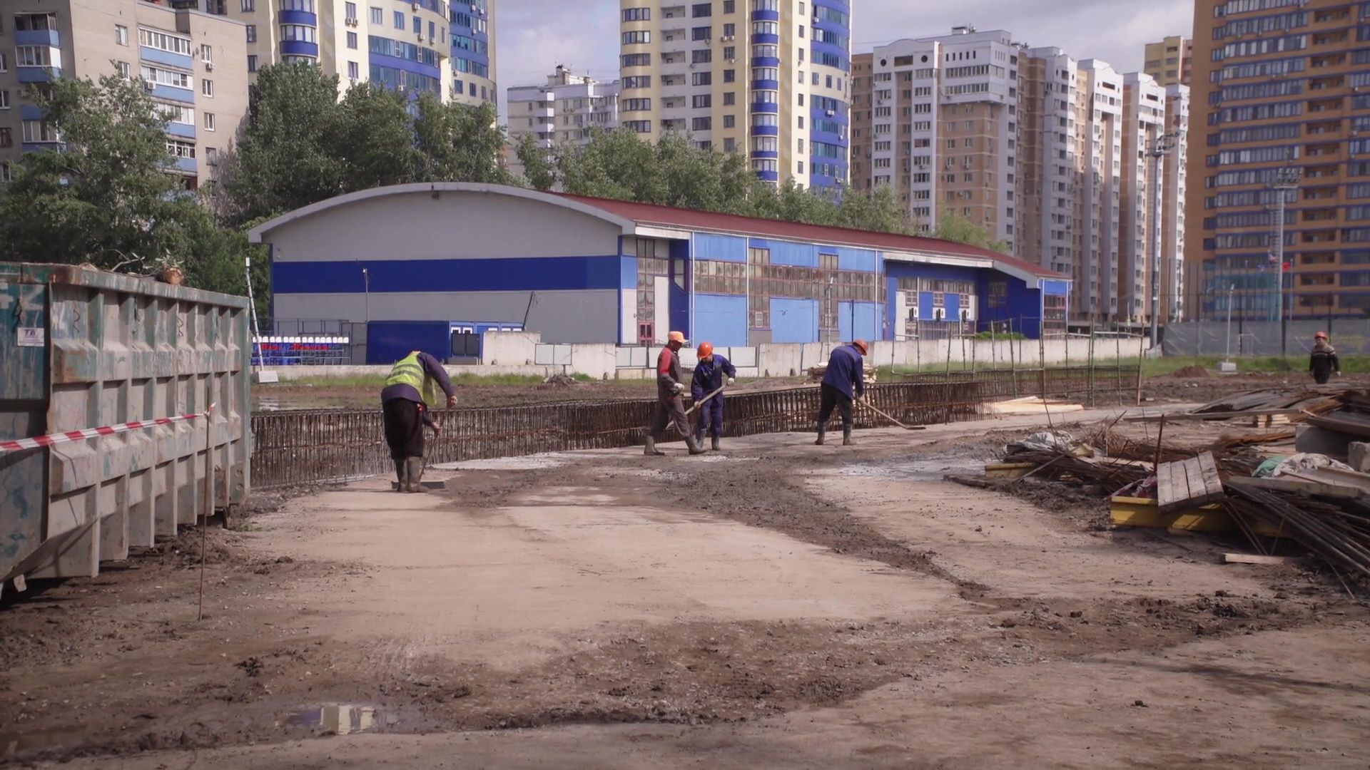 Реутов, строительство, академия вратарского мастерства, Вячеслав Чанов, Игорь Акинфеев,футбольное поле,трибуны,