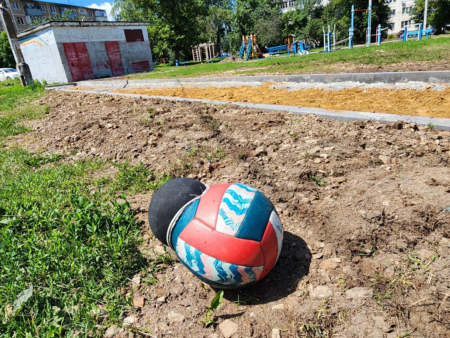 серпухов, улица советская, комплексное благоустройство двора,