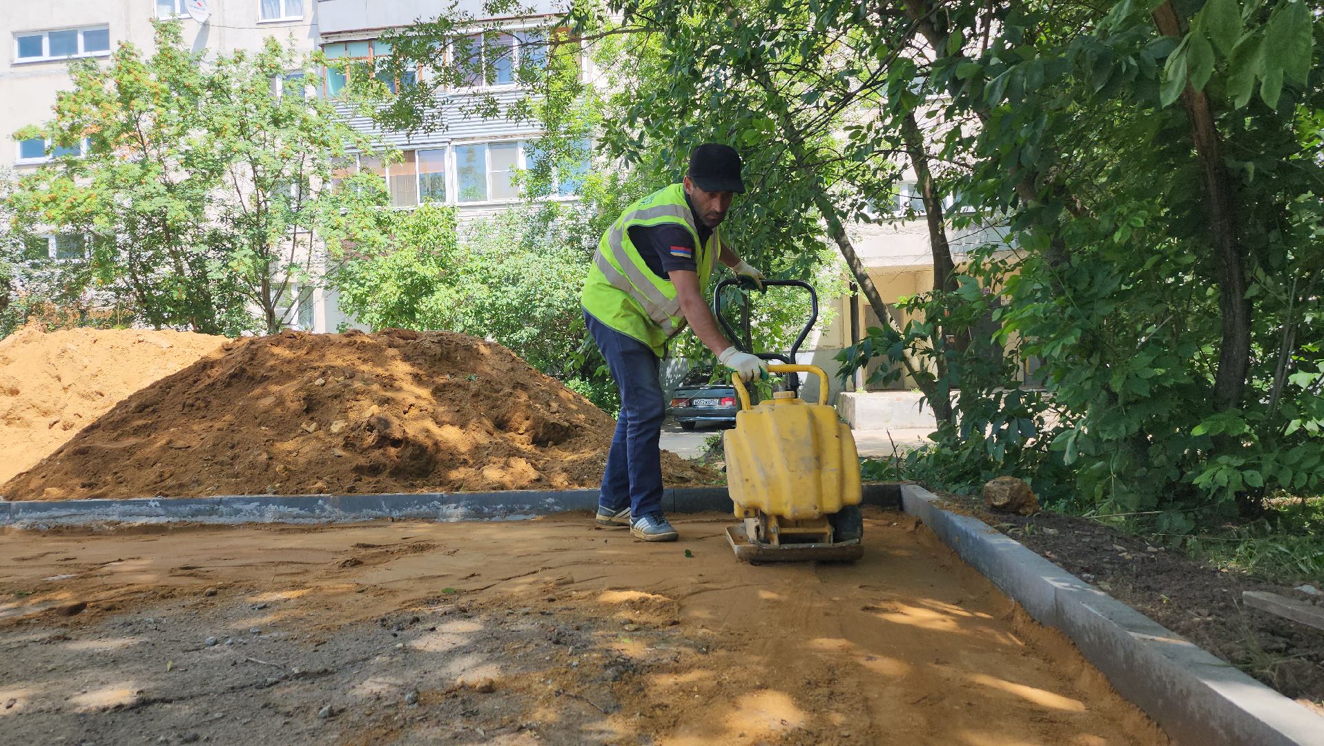 серпухов, улица советская, комплексное благоустройство двора,
