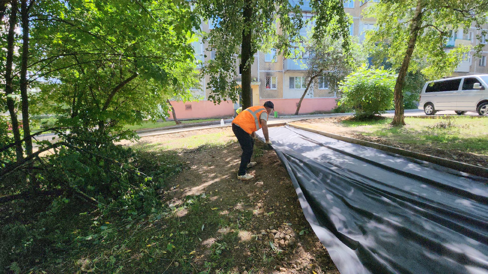 серпухов, улица советская, комплексное благоустройство двора,