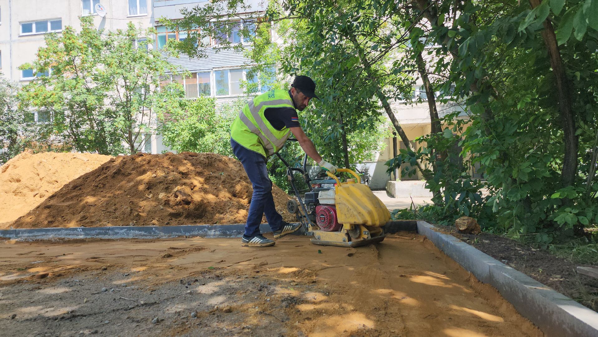серпухов, улица советская, комплексное благоустройство двора,