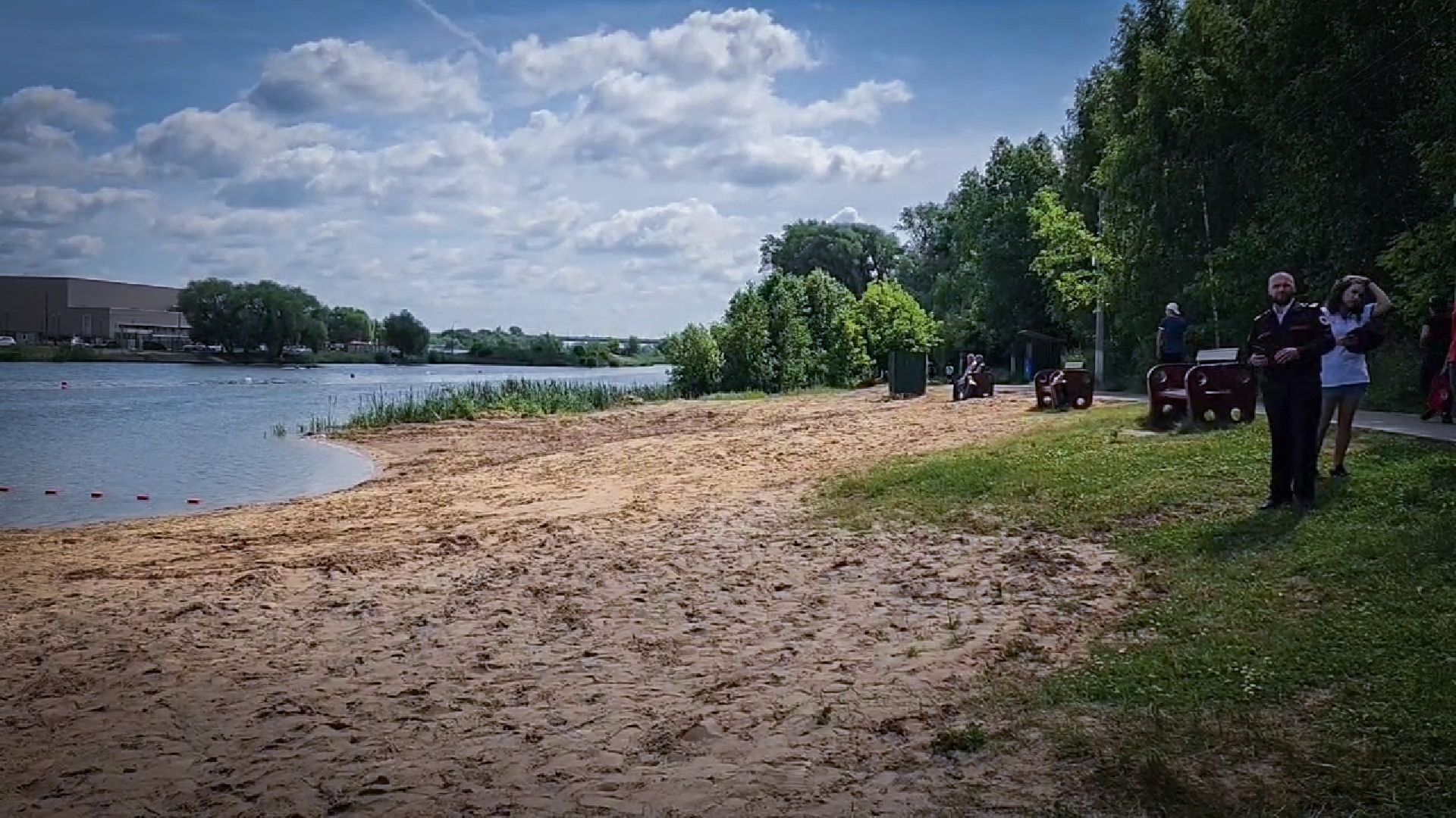 бронницы, благоустройство пляжа, пляж в бронницах, пляж на бельском озере в бронницах,
