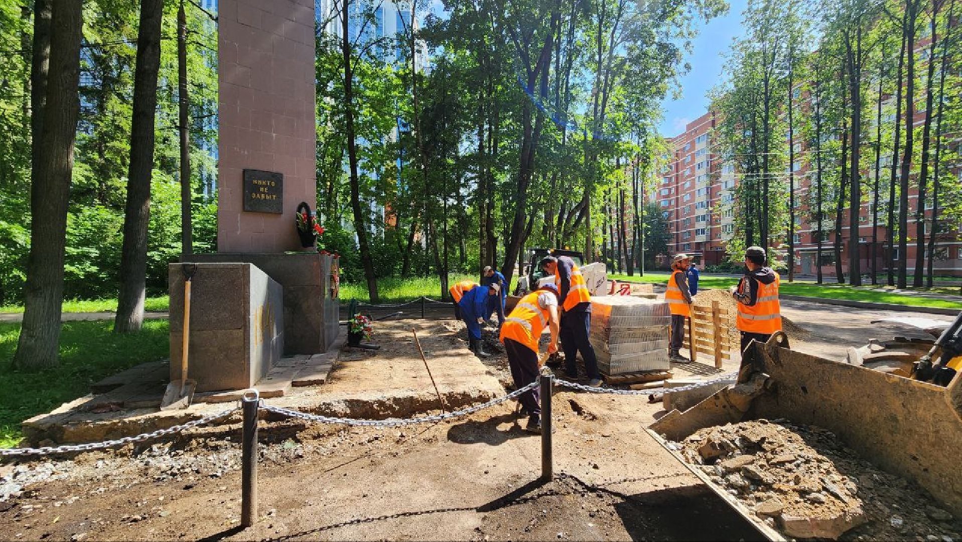 солнечногорск, микрорайон выстрел, памятник погибшим выпускникам, благоустройство, вов,