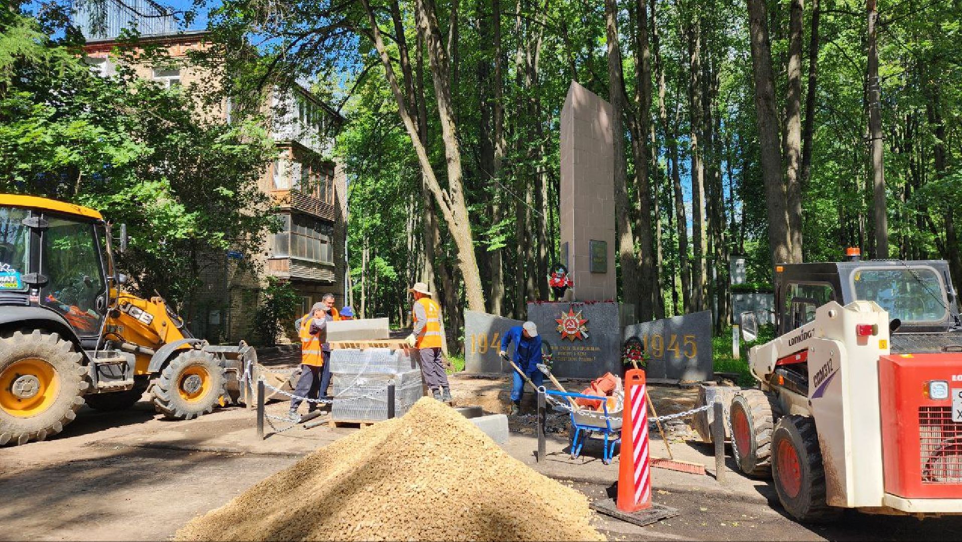солнечногорск, микрорайон выстрел, памятник погибшим выпускникам, благоустройство, вов,