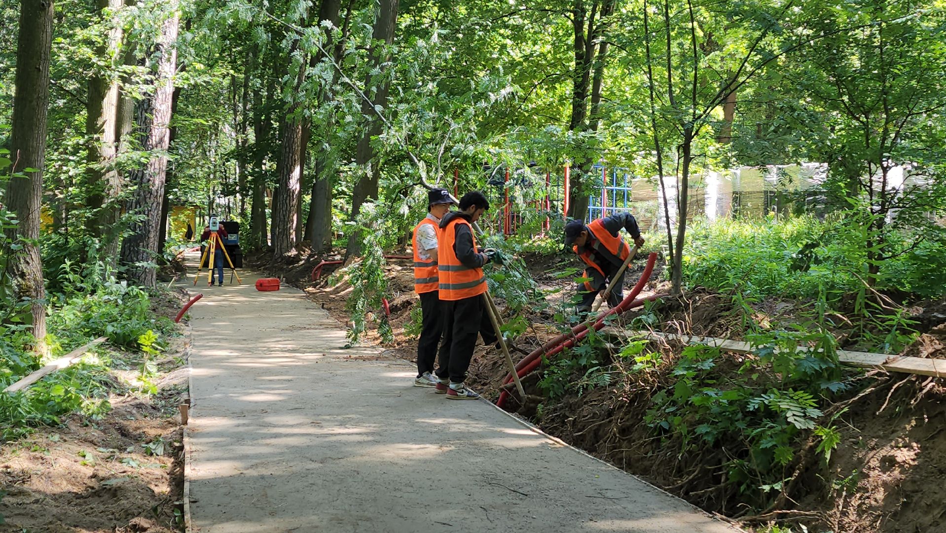 красногорск, городской парк, реконструкция,