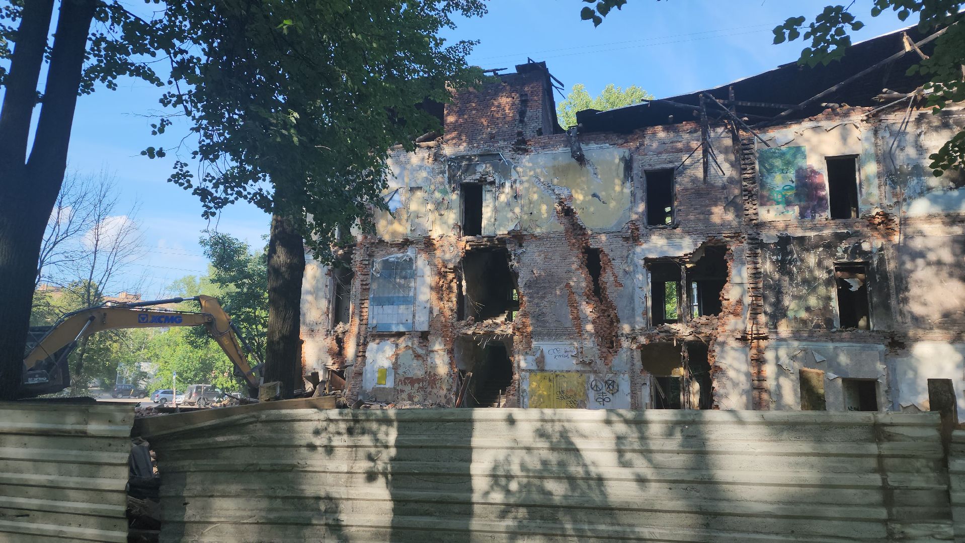 вертикалки, аварийное жилье, снос аварийного жилья, ветхий дом,пушкино, демонтаж здания,