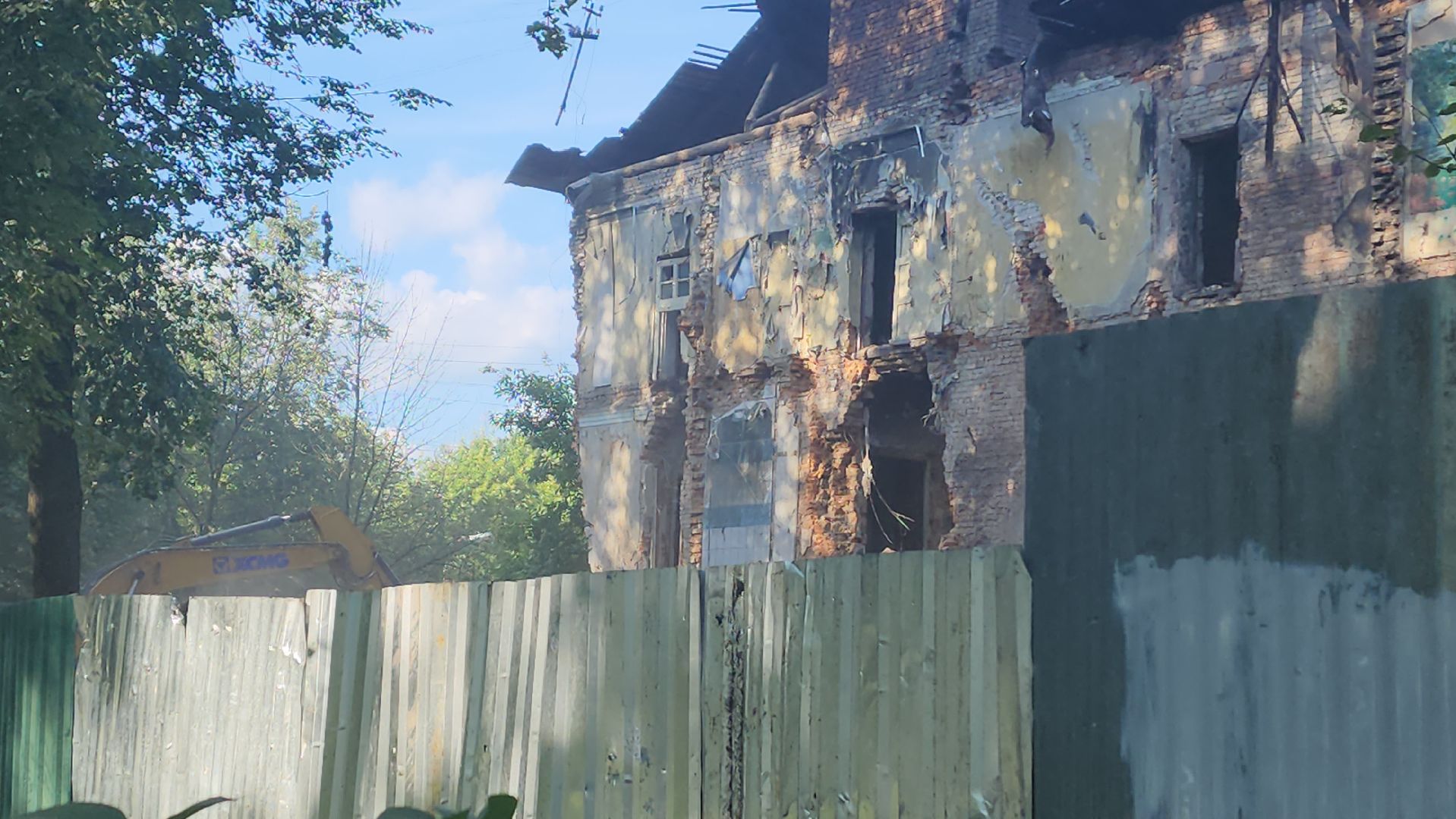 вертикалки, аварийное жилье, снос аварийного жилья, ветхий дом,пушкино, демонтаж здания,