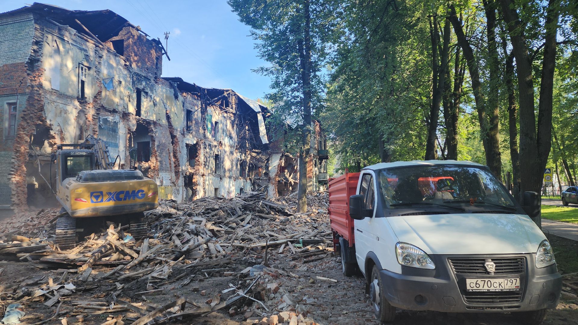 вертикалки, аварийное жилье, снос аварийного жилья, ветхий дом,пушкино, демонтаж здания,