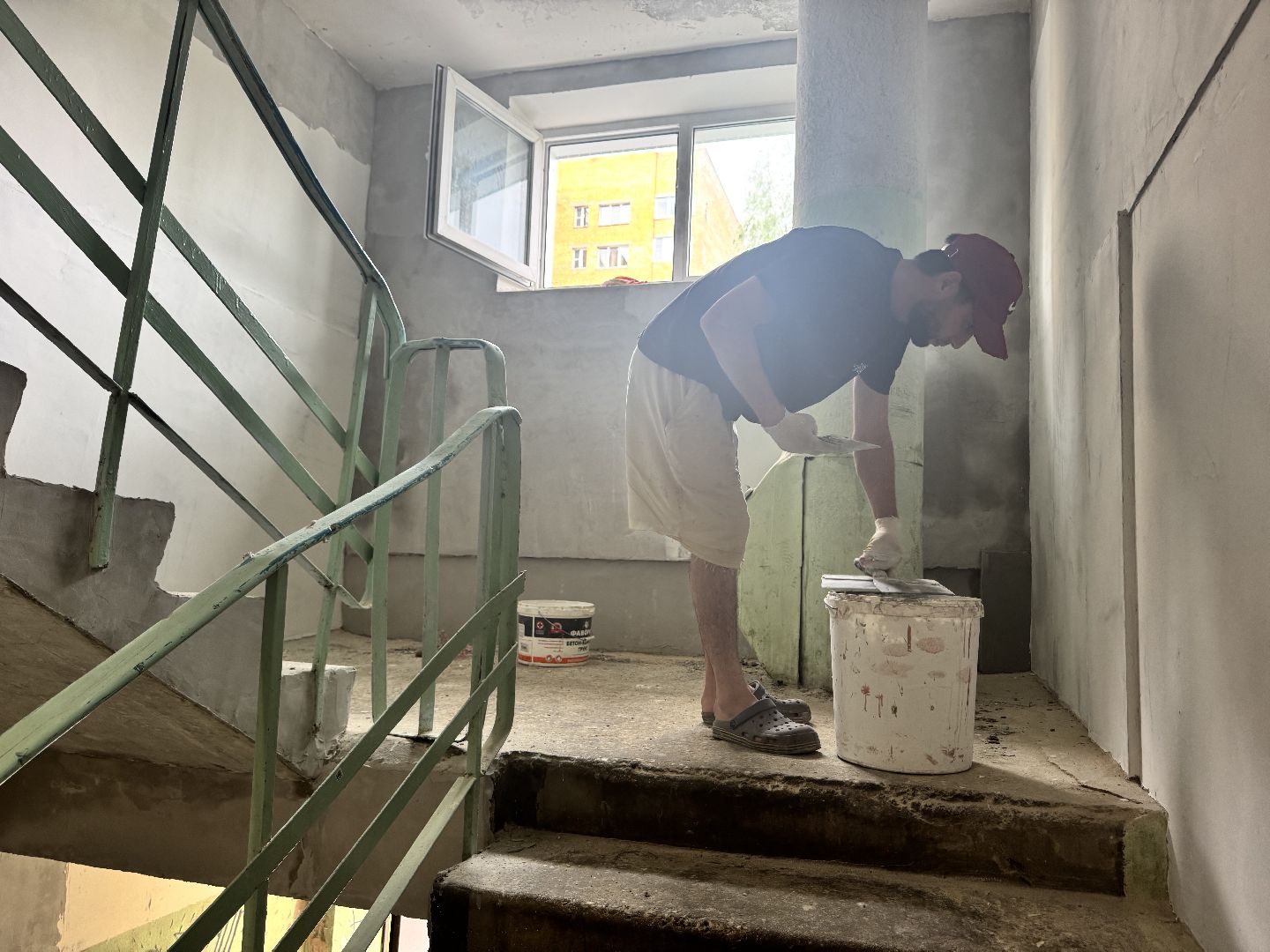 шаховская, ремонт мкд, подьезды,