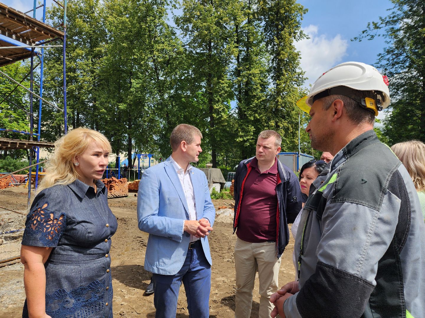 Электросталь , Строительство, Ремонт, Школа, Ремонт школы, Жители,