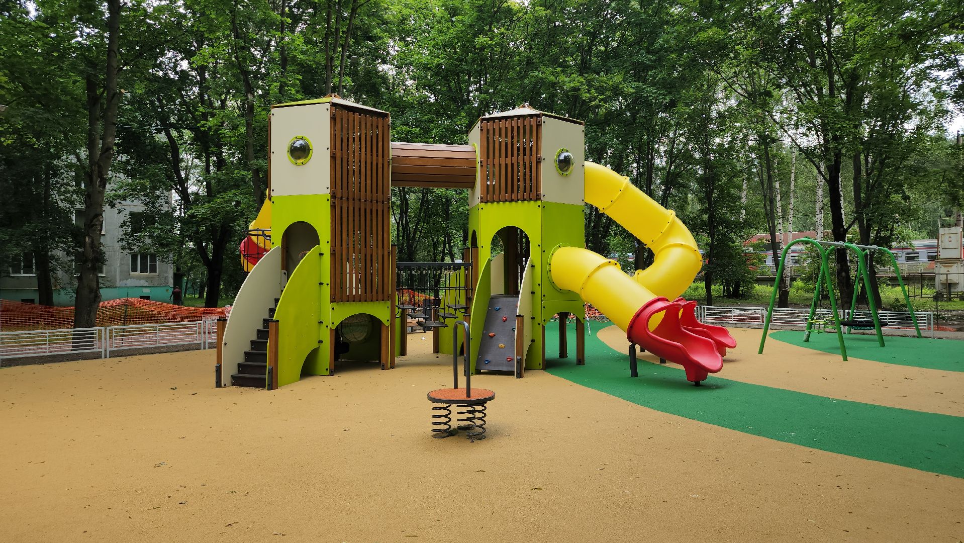 новая площадка, детска игровая площадка, щёлково, чкаловский,