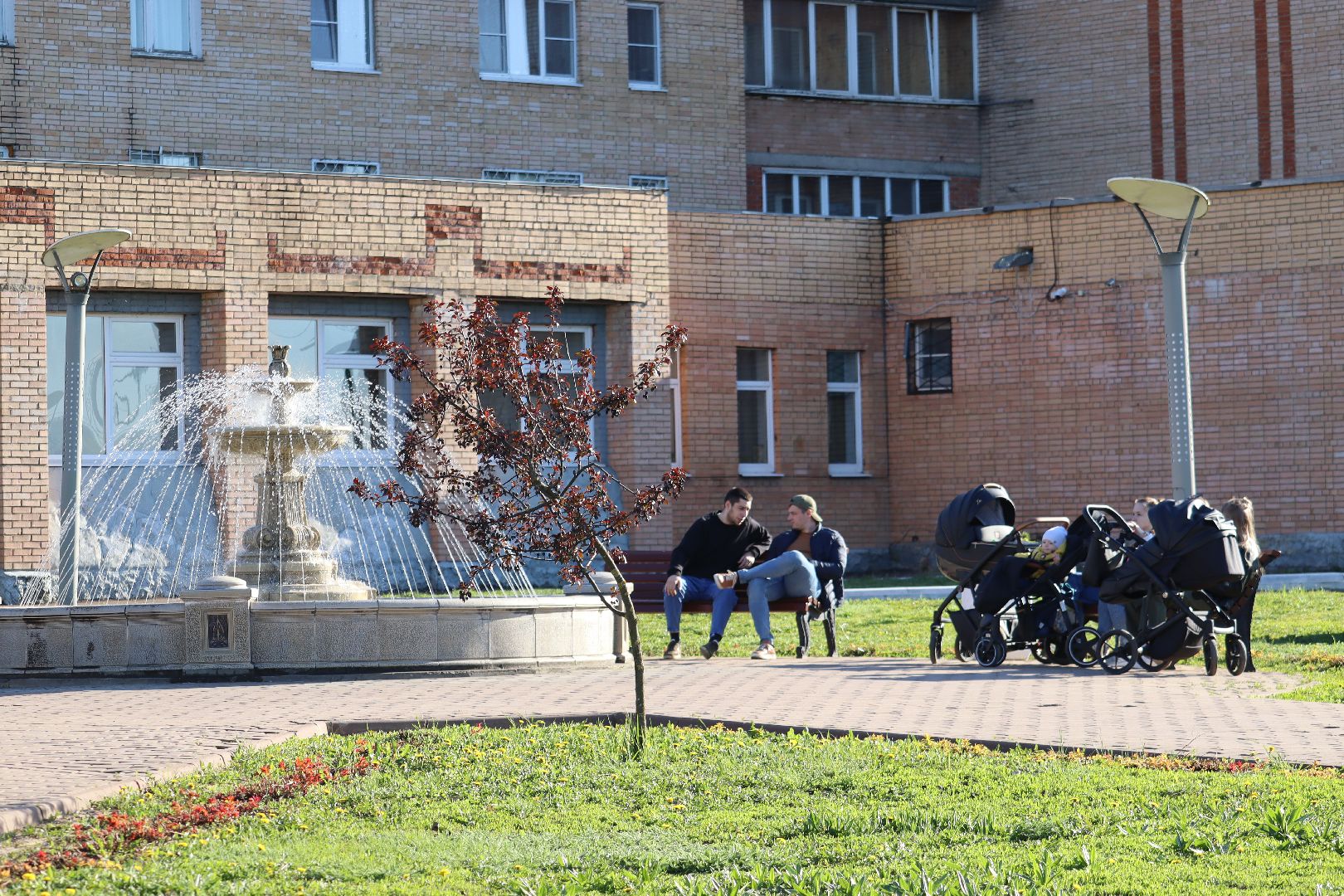 Серебряные Пруды, фонтан