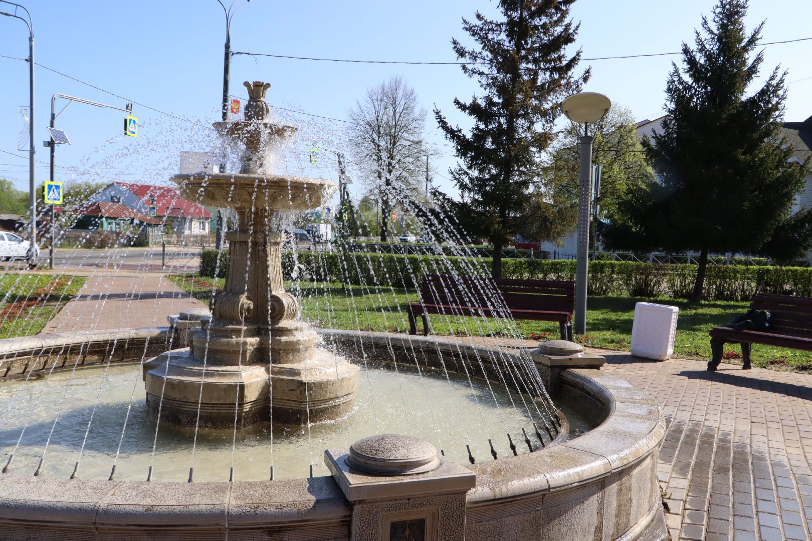 Серебряные Пруды, фонтан