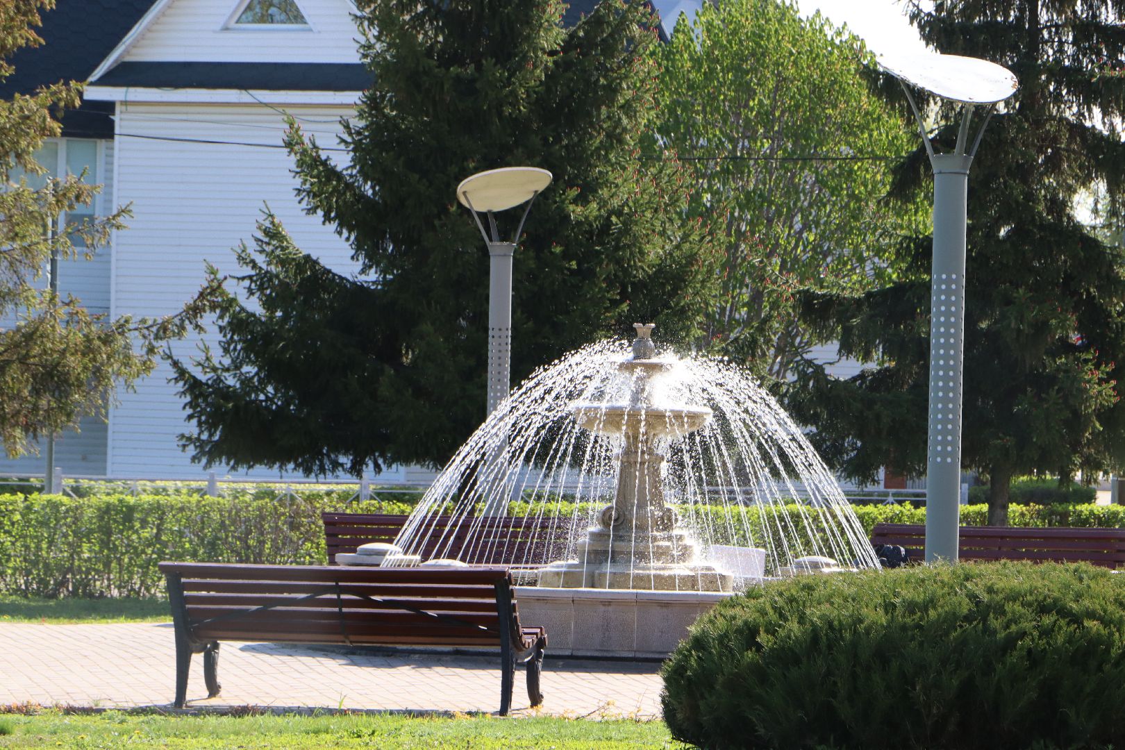 Серебряные Пруды, фонтан