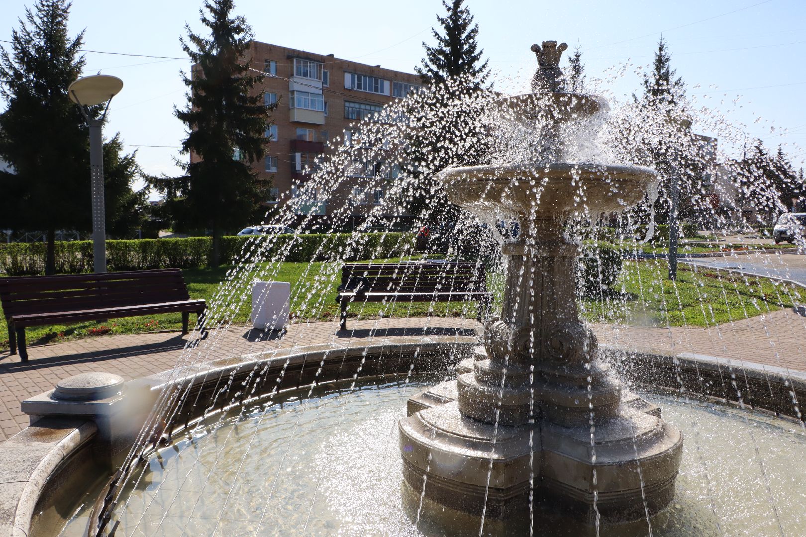 Серебряные Пруды, фонтан