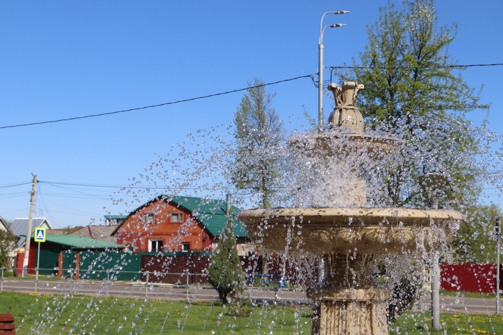 Серебряные Пруды, фонтан