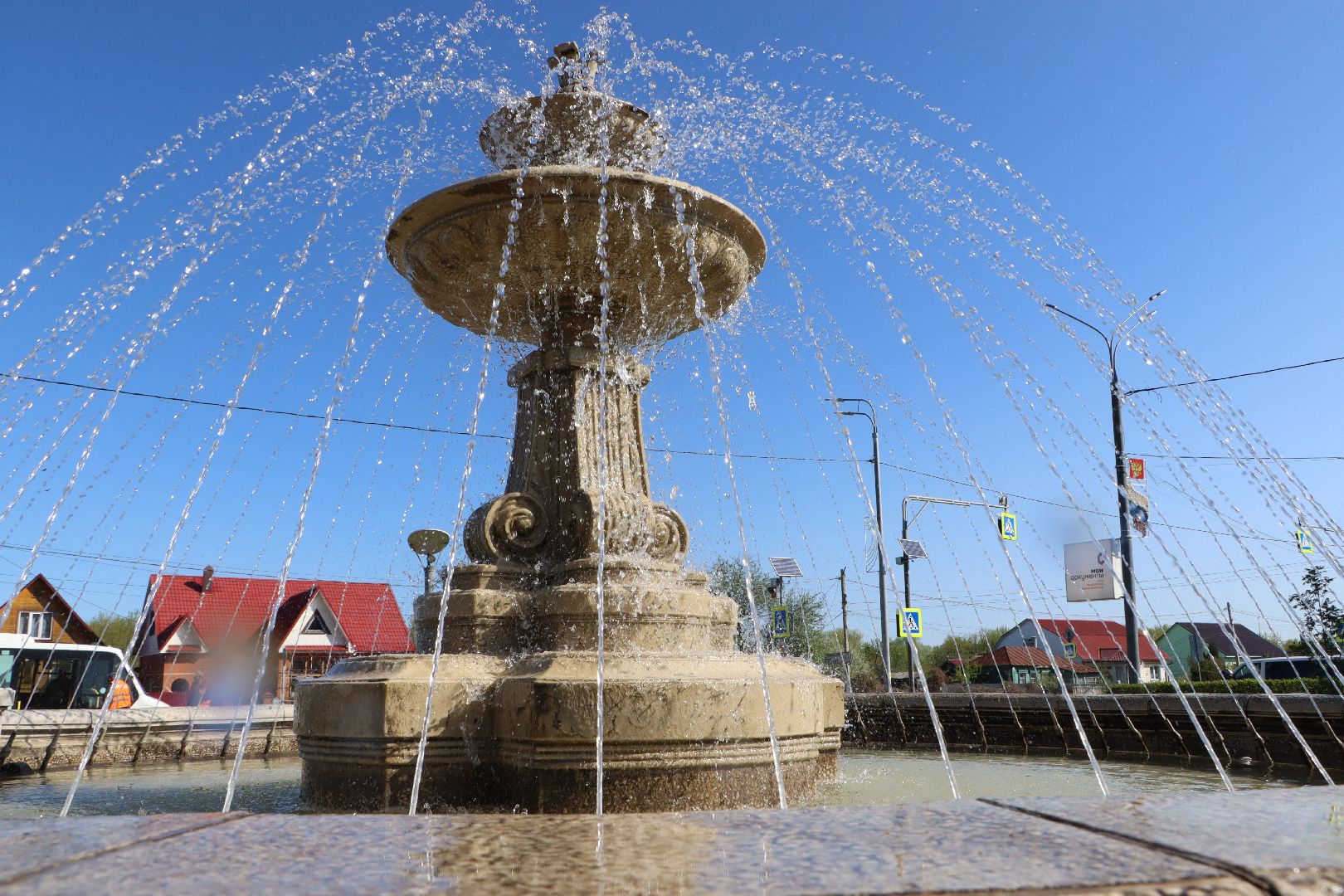 Серебряные Пруды, фонтан