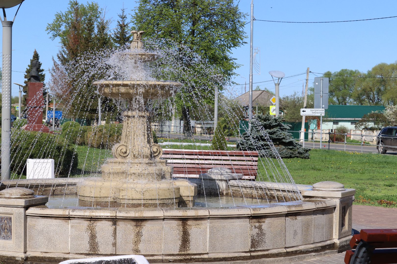 Серебряные Пруды, фонтан