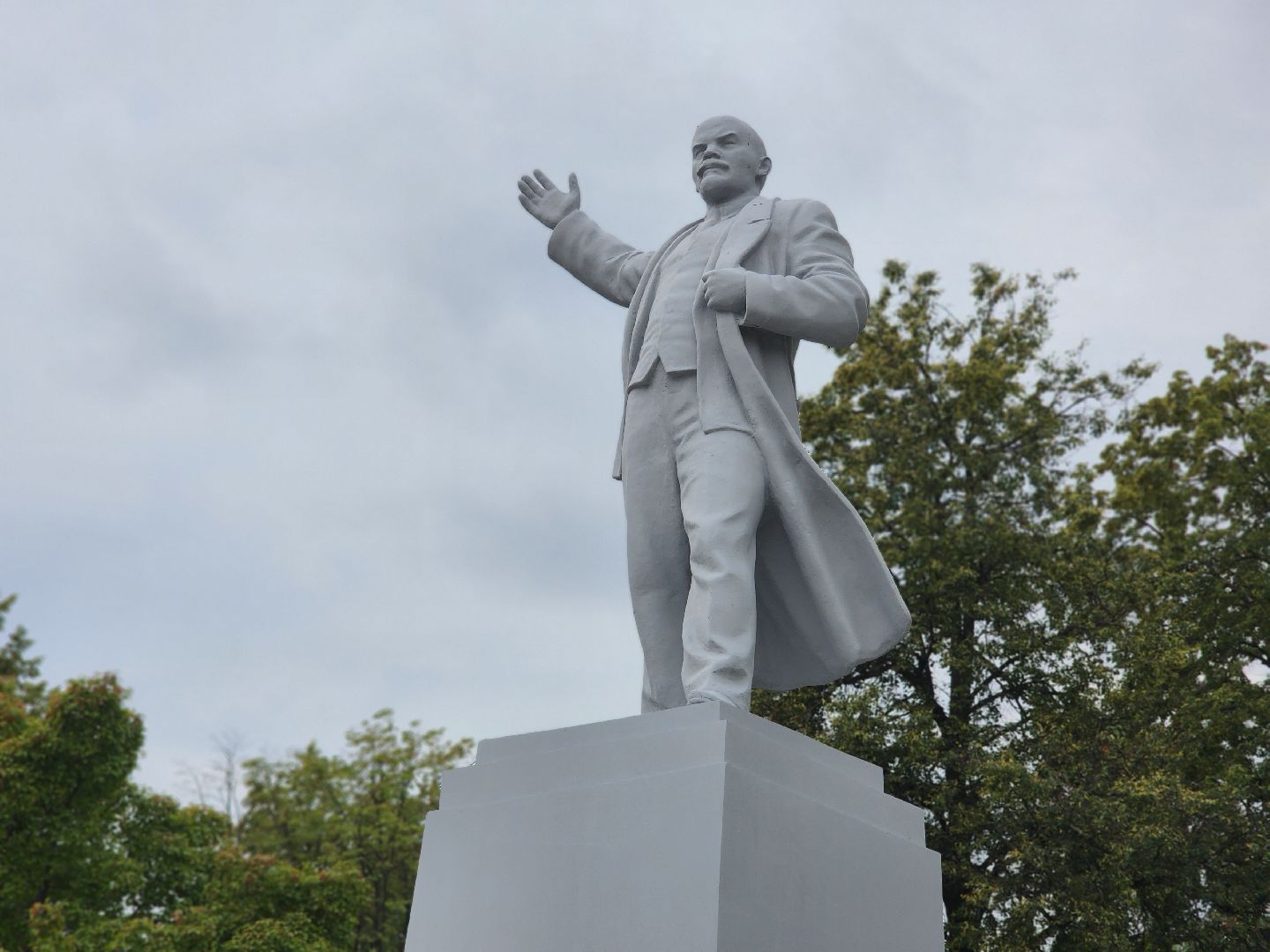 королёв, благоустройство, сквер у проходной ркк энергия, обновленный памятник ленину,