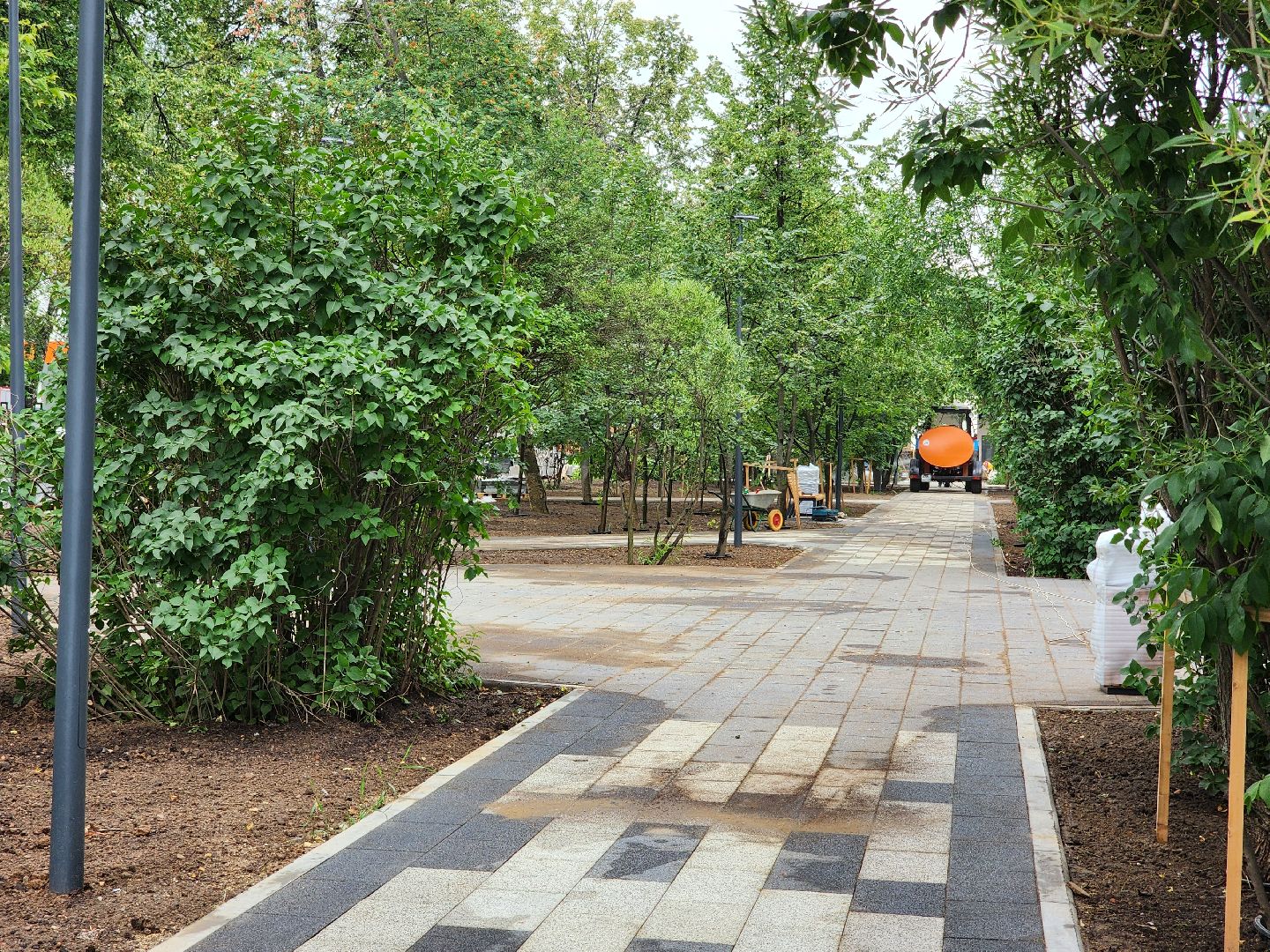 королёв, благоустройство, сквер у проходной ркк энергия, обновленный памятник ленину,