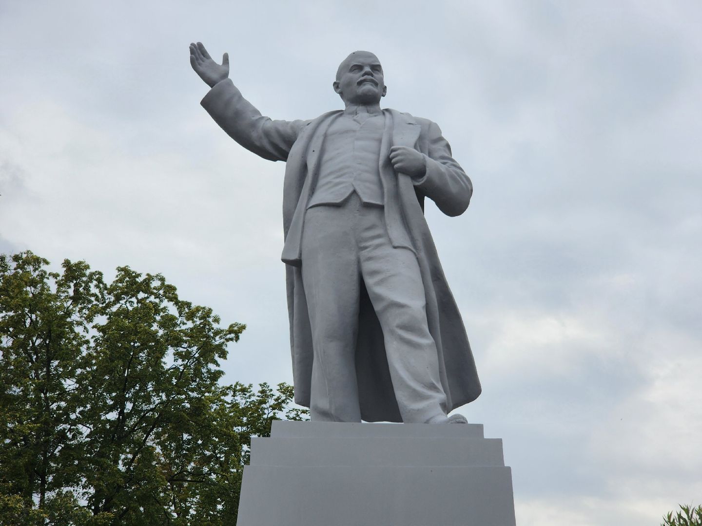 королёв, благоустройство, сквер у проходной ркк энергия, обновленный памятник ленину,