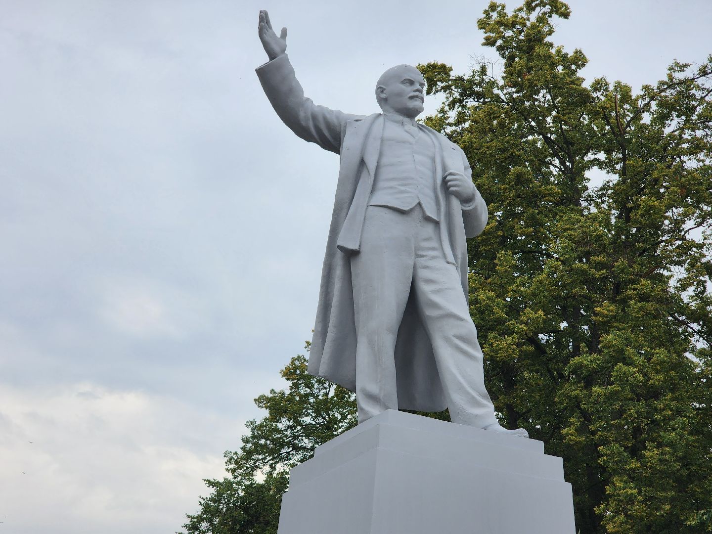 королёв, благоустройство, сквер у проходной ркк энергия, обновленный памятник ленину,