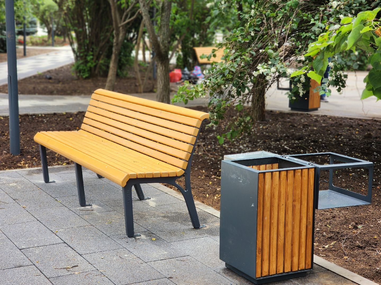 королёв, благоустройство, сквер у проходной ркк энергия, обновленный памятник ленину,