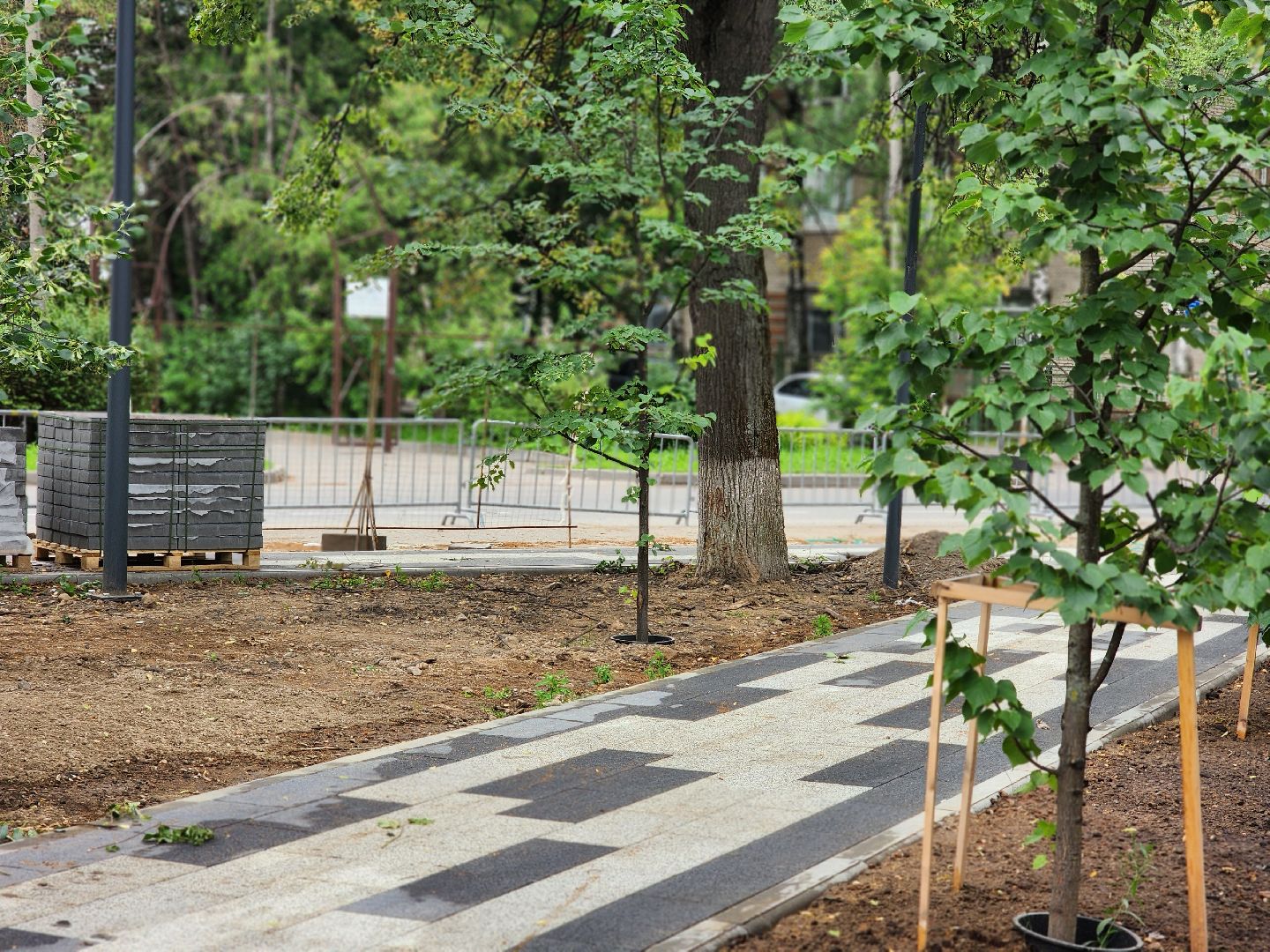 королёв, благоустройство, сквер у проходной ркк энергия, обновленный памятник ленину,