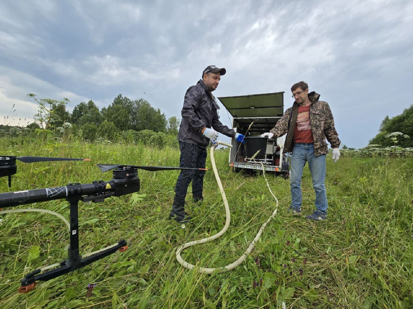 можайск, можайский муниципальный округ, подмосковье, борьба с борщевиком, борщевик Сосновского , дроны, современные технологии, экология,