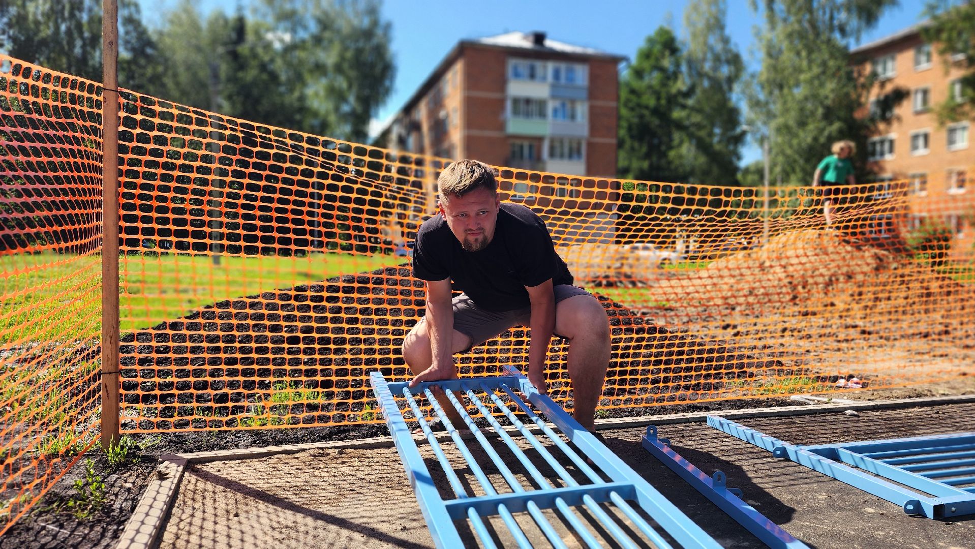 волоколамск, установка детской площадки, благоуйстройство,