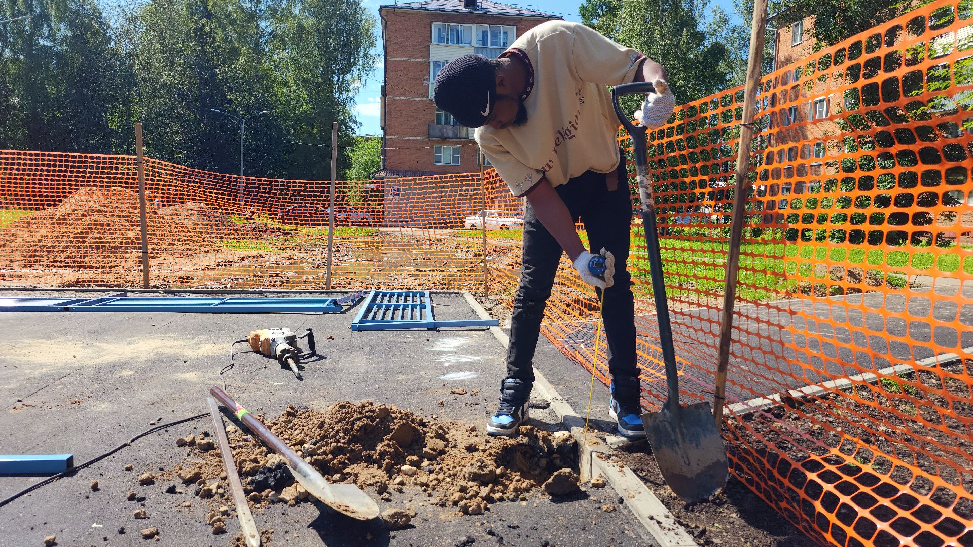 волоколамск, установка детской площадки, благоуйстройство,