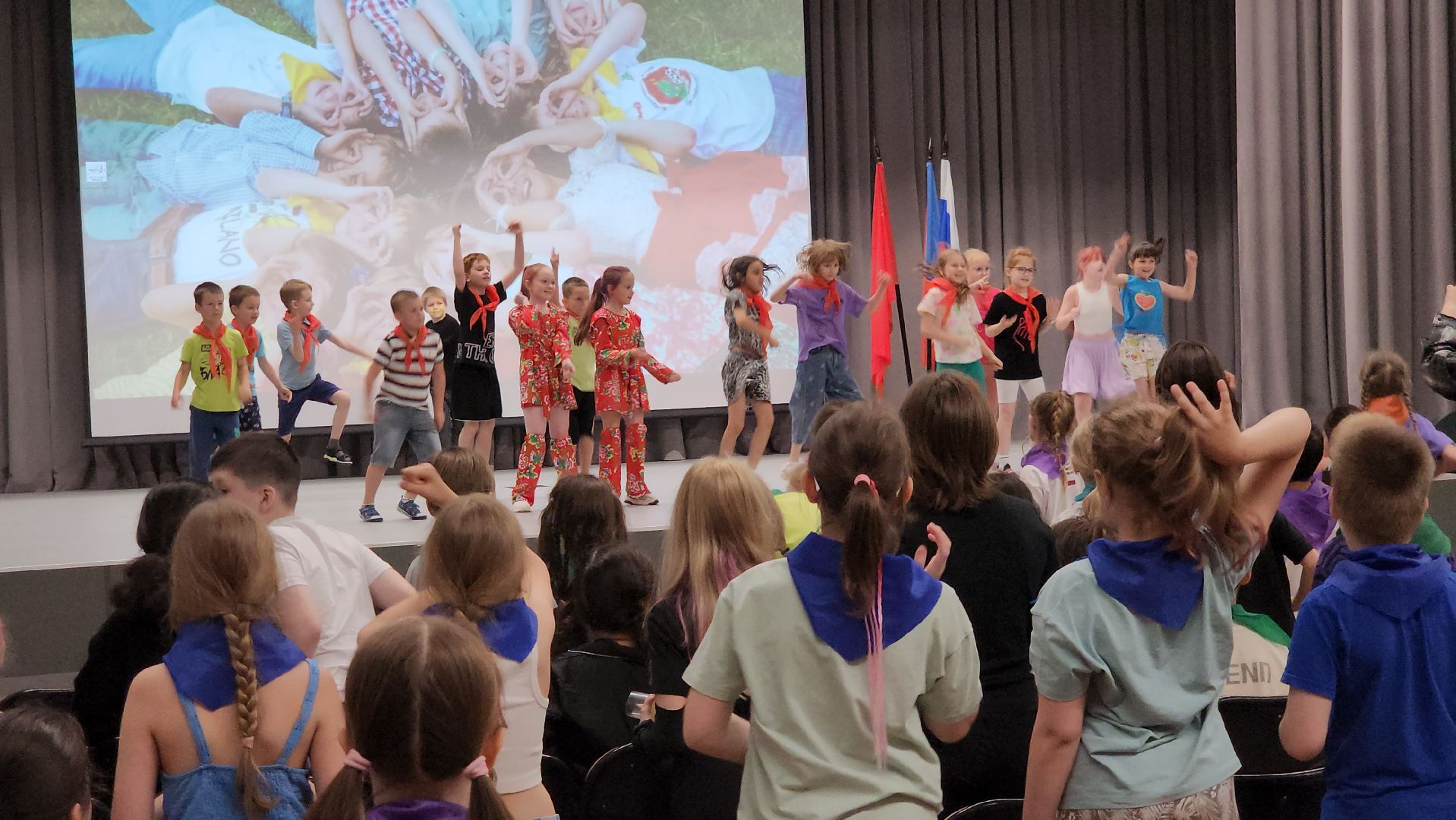 Летний лагерь , Школа , Лобня, Закрытие летнего лагеря ,