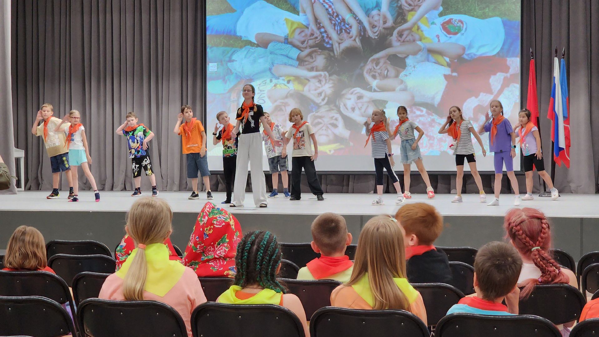 Летний лагерь , Школа , Лобня, Закрытие летнего лагеря ,