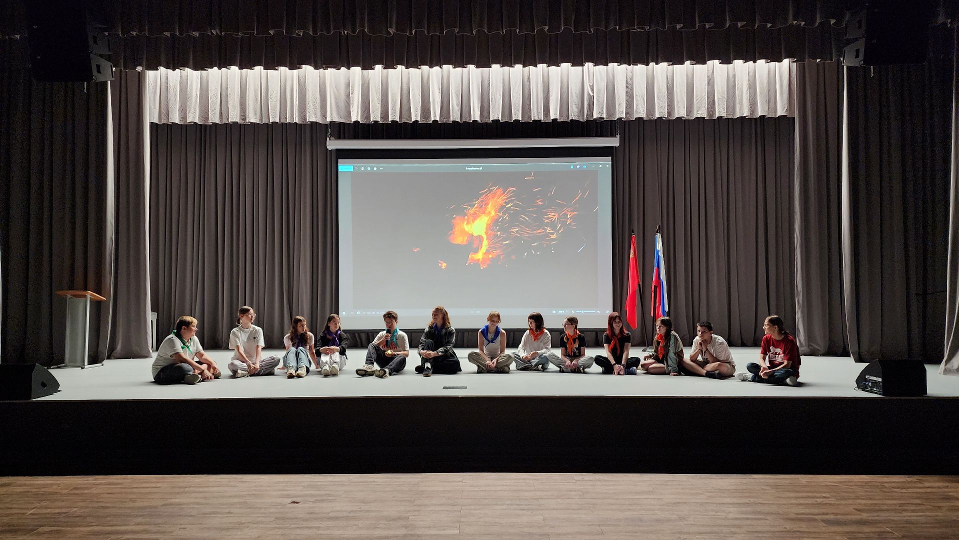 Летний лагерь , Школа , Лобня, Закрытие летнего лагеря ,