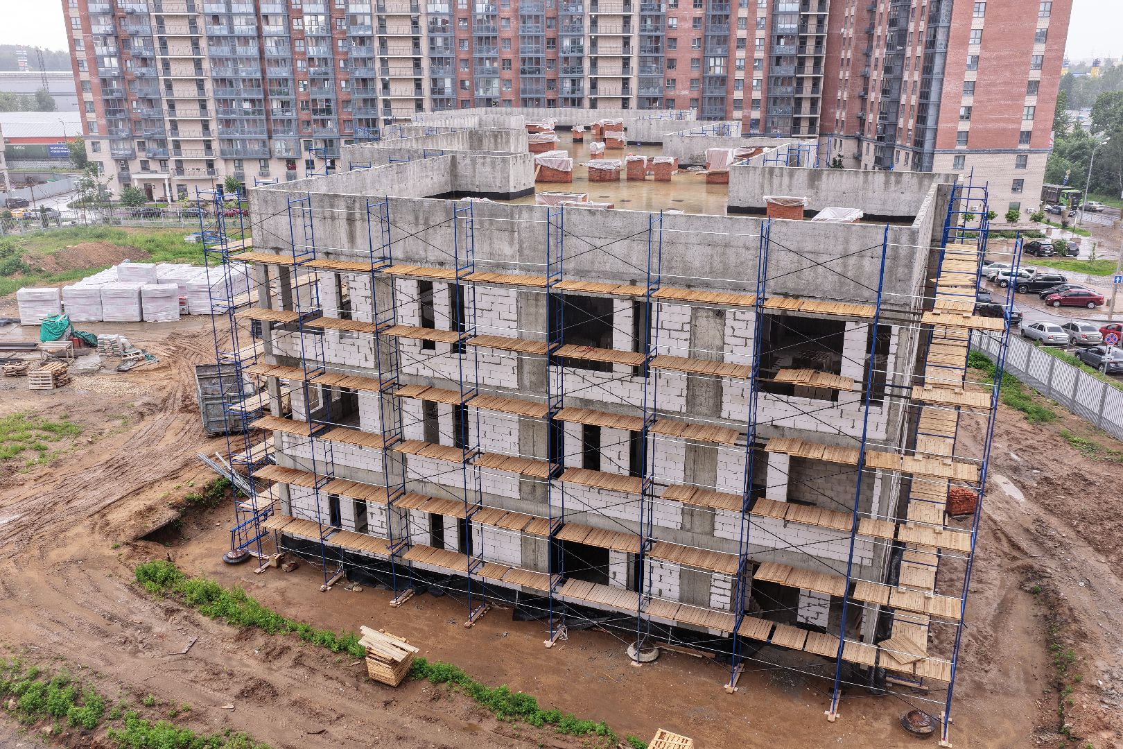 видео с коптера, детский сад в одинцове,