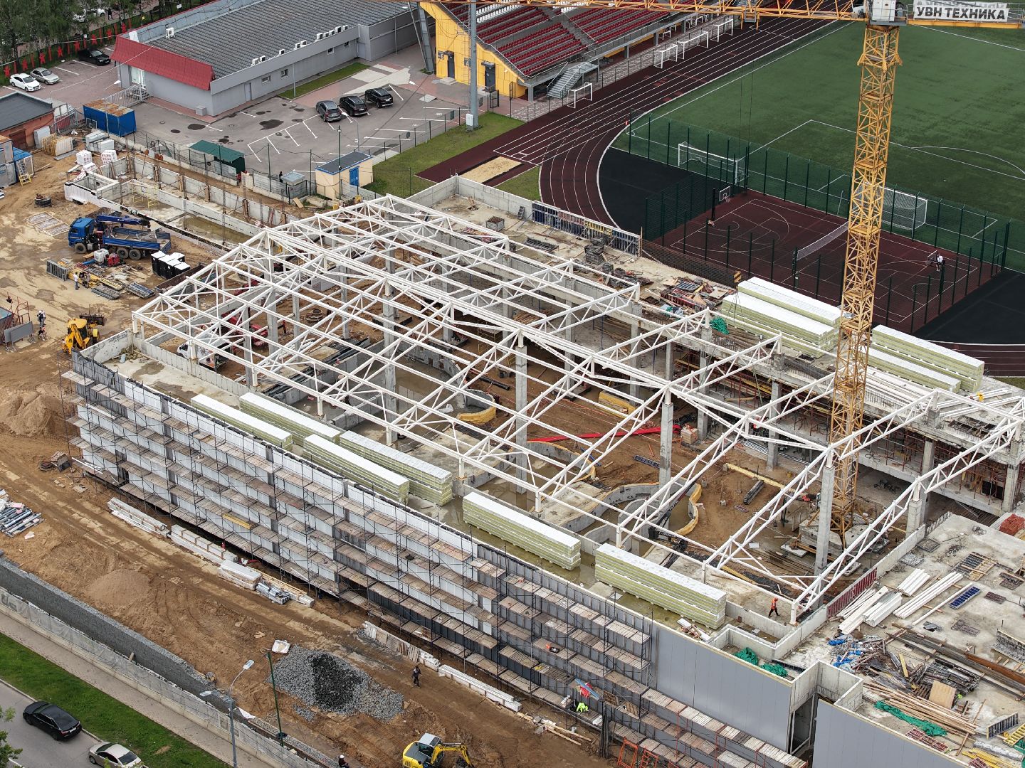 видео с коптера, акватермальный комплекс в одинцове,