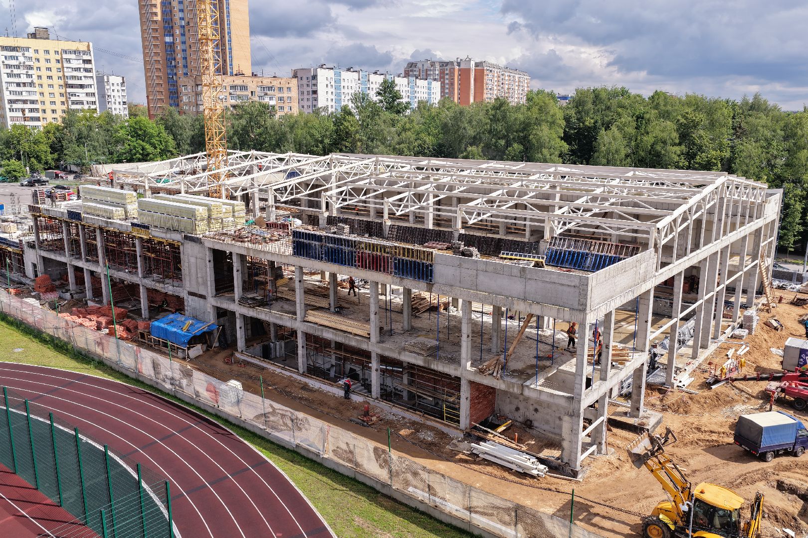 видео с коптера, акватермальный комплекс в одинцове,