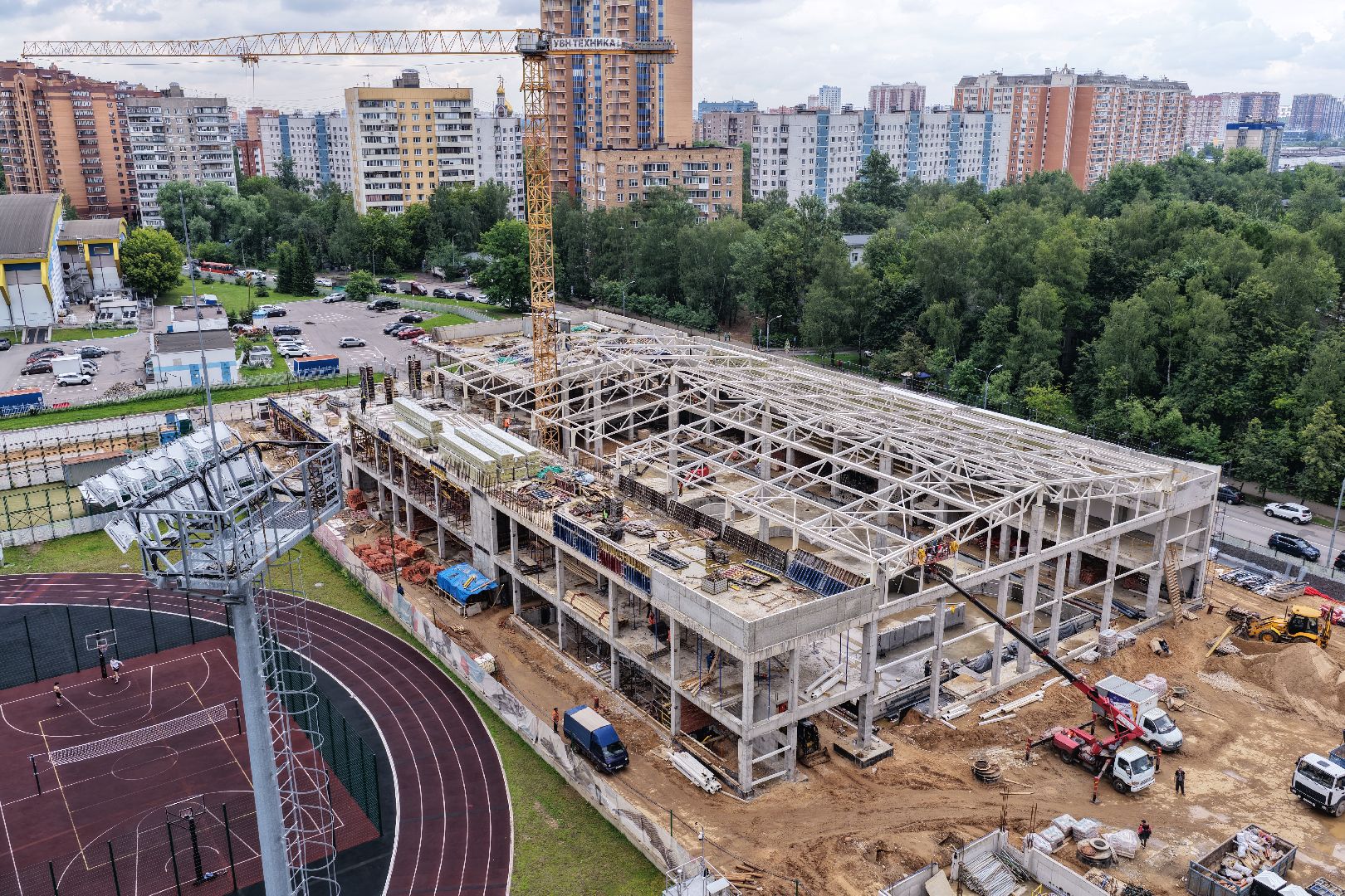 видео с коптера, акватермальный комплекс в одинцове,