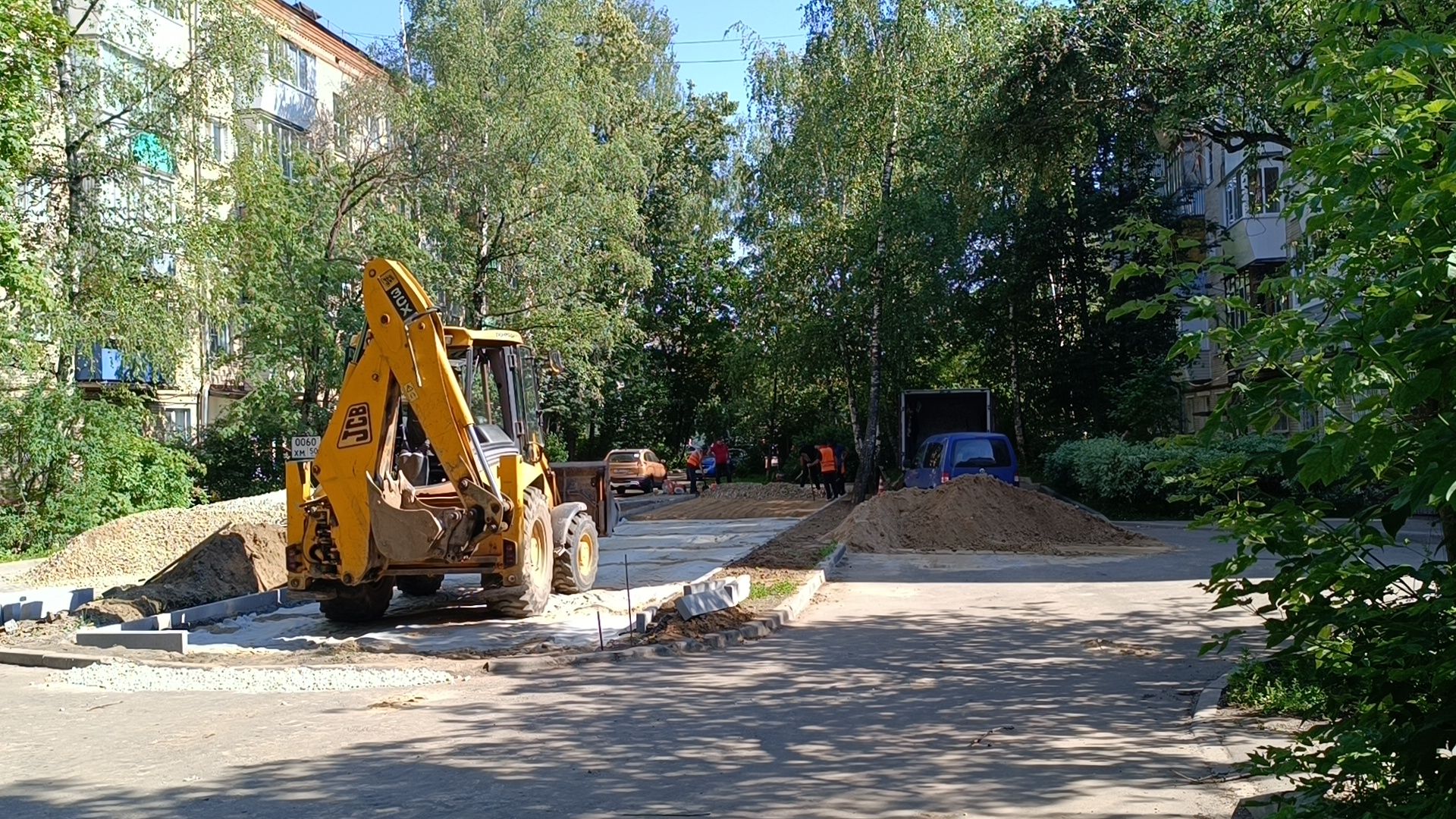 детская площадка, двор, лобня,