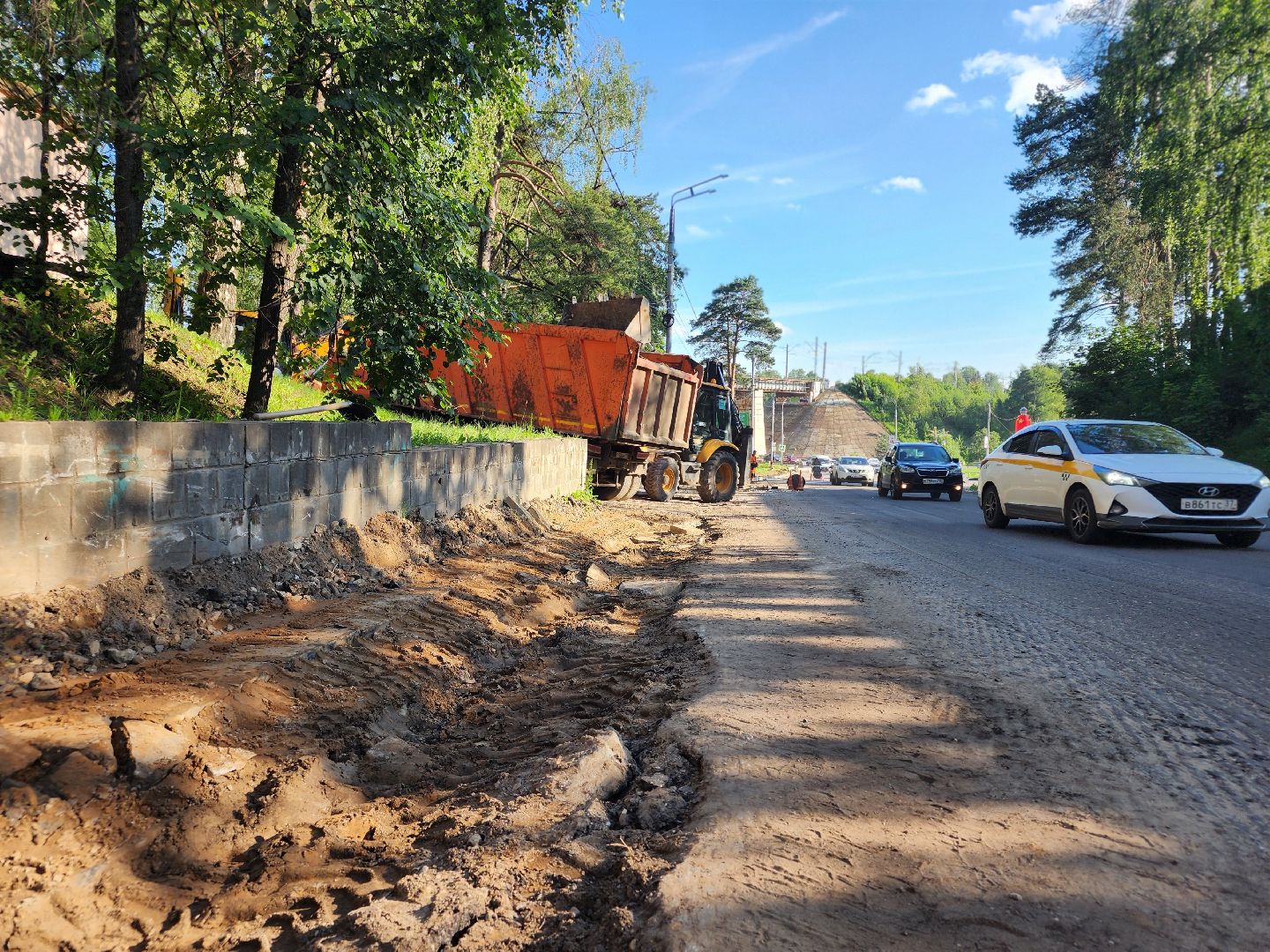 сергиево-посадский городской округ, хотьково, 1-я больничная, ремонт автомобильных дорог, елизаветинская больница,