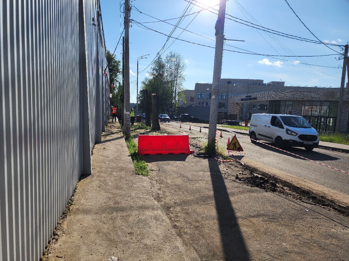 сергиево-посадский городской округ, хотьково, 1-я больничная, ремонт автомобильных дорог, елизаветинская больница,