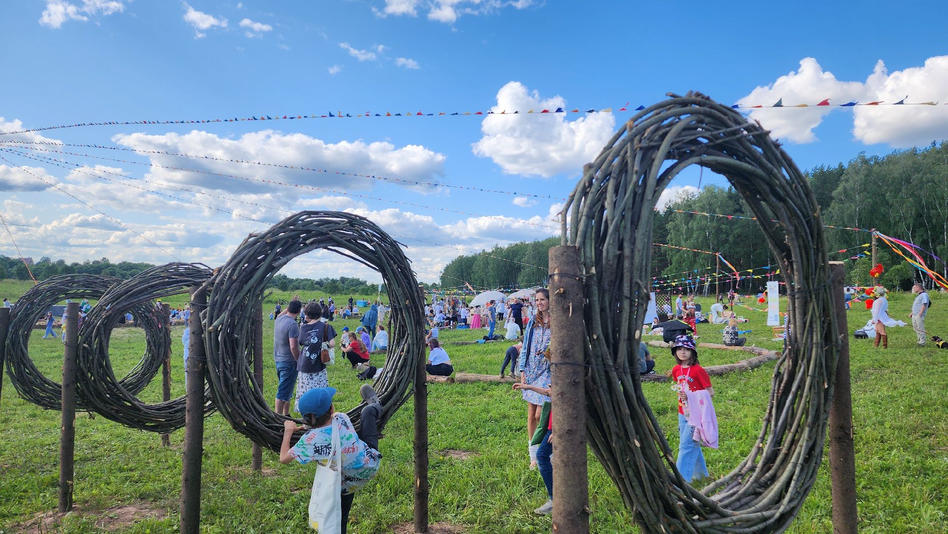 культура, общество, фестиваль, река рожайка, домодедово, подмосковье, иван купала, папоротник,