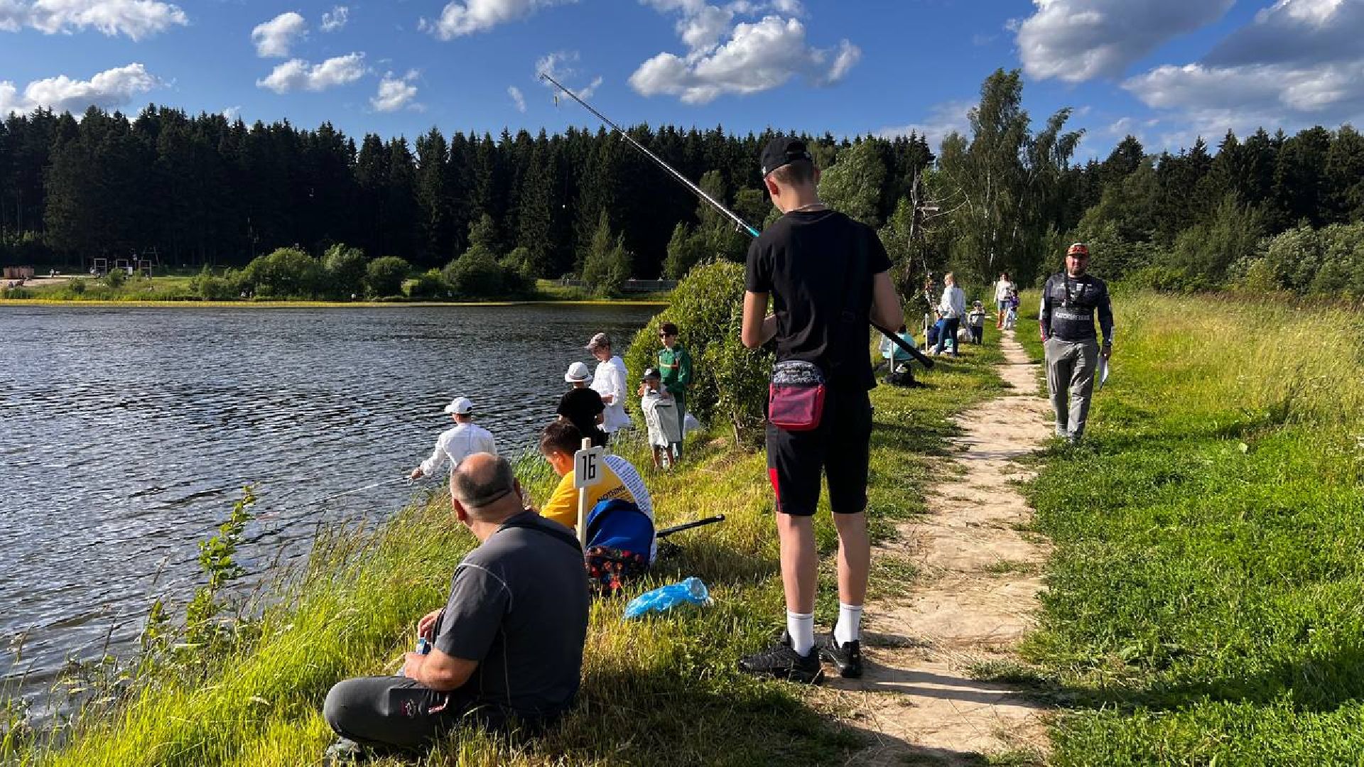 сергиев посад, сергиево-посадский городской округ, лесопарк загорское море, семхоз, рыболовный фестиваль, компания азот,