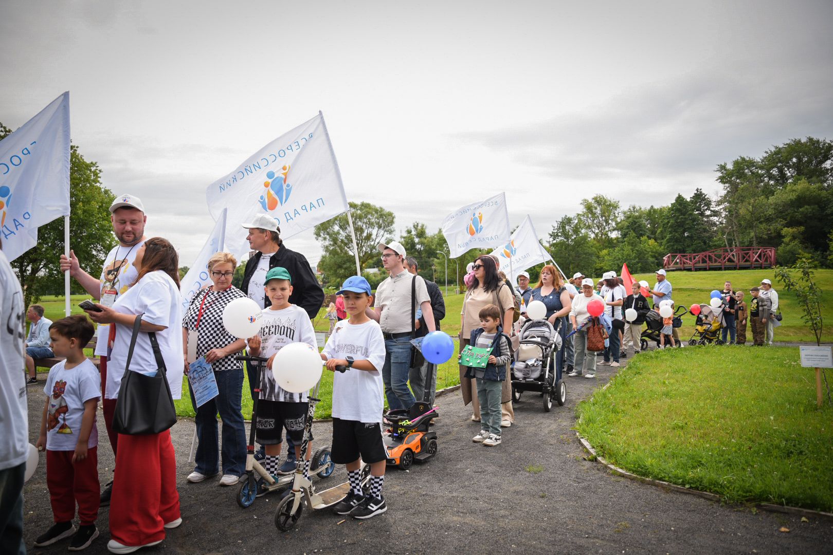 бронницы, парад семей в бронницах, шествие семей в бронницах, день семьи любви и верности, дети,