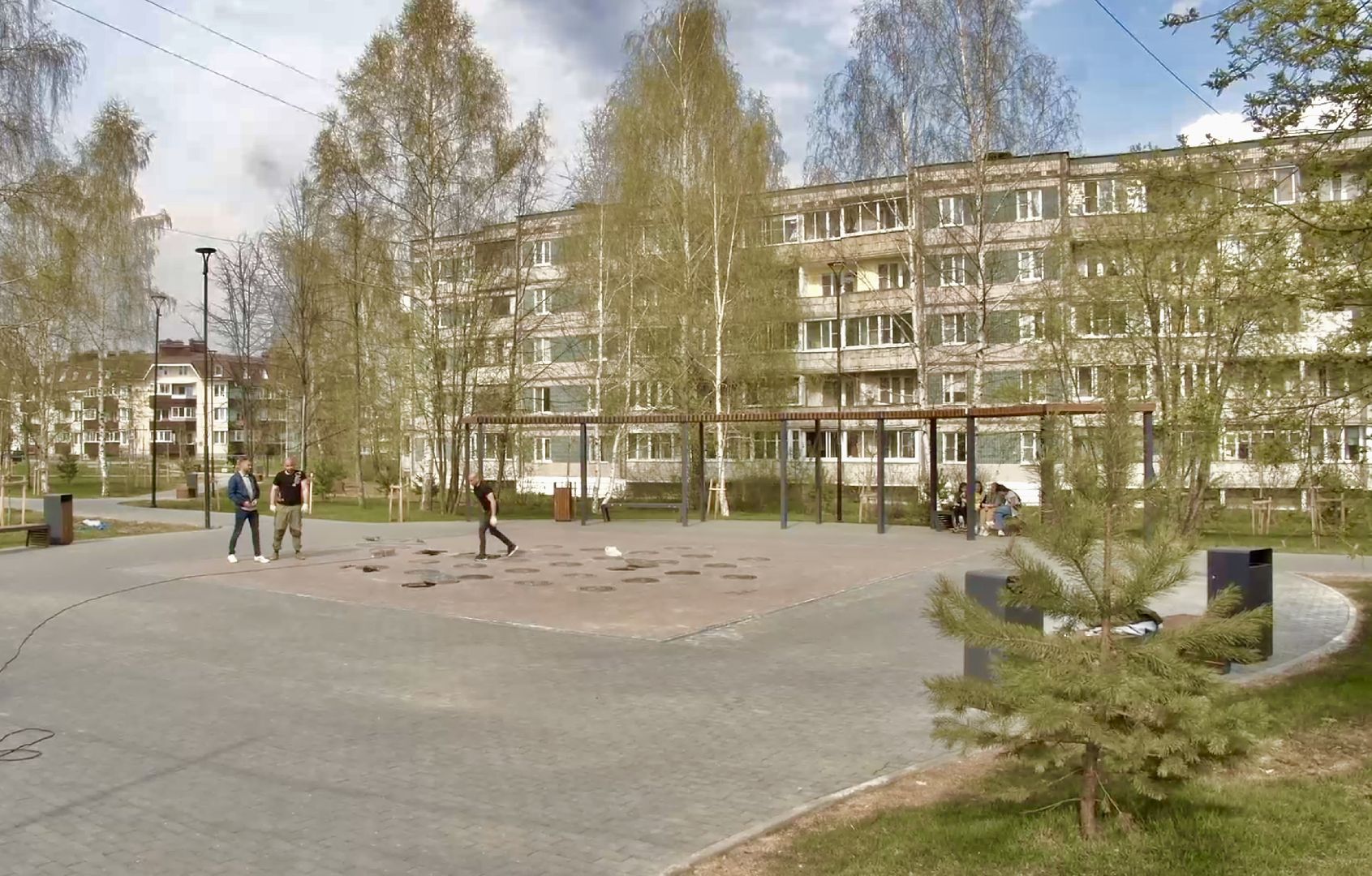 Клин, благоустройство, скверы, Подмосковье