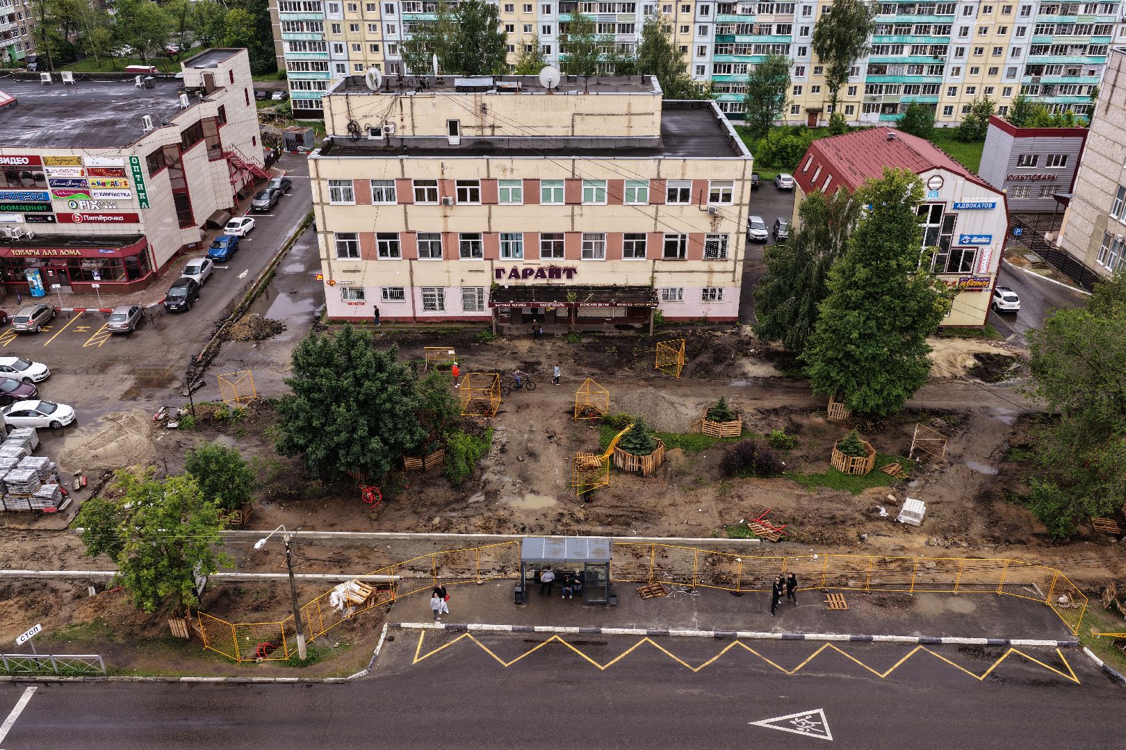 видео с коптера, проспект ленина егорьевск, благоустройство егорьевск,
