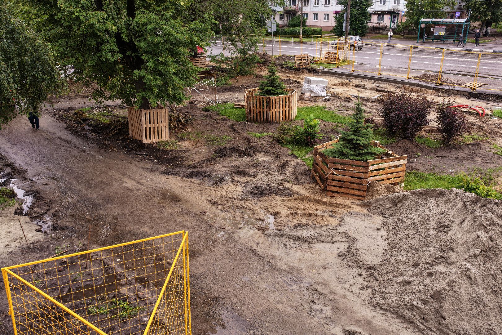 видео с коптера, проспект ленина егорьевск, благоустройство егорьевск,